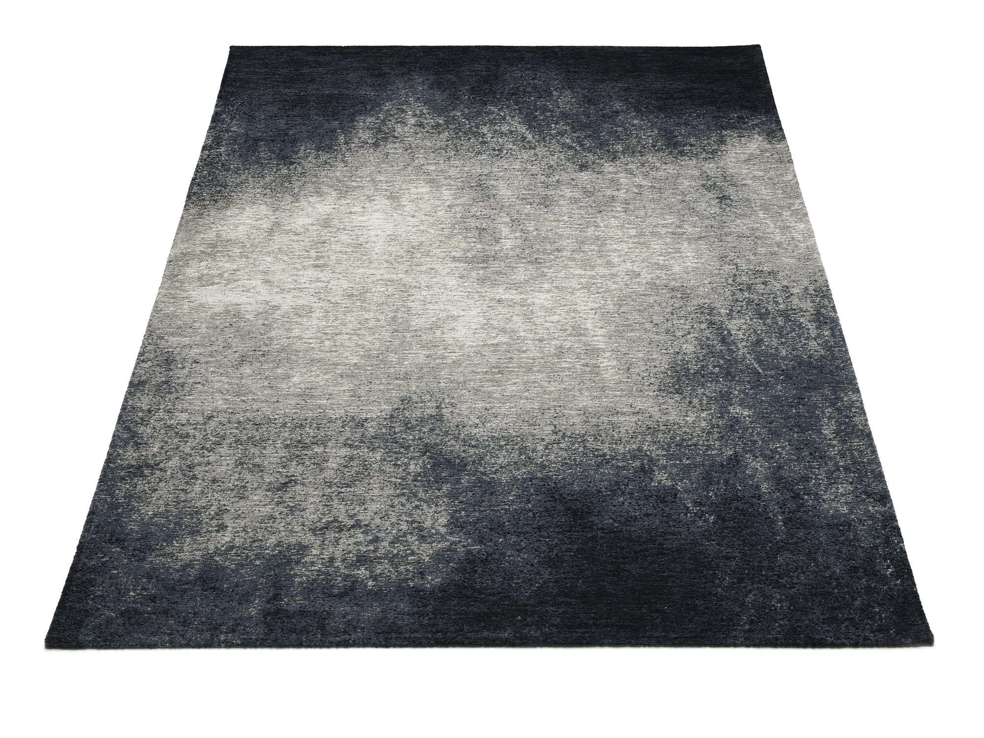 Opal Daylight Flachgewebe Teppich blau-grau
