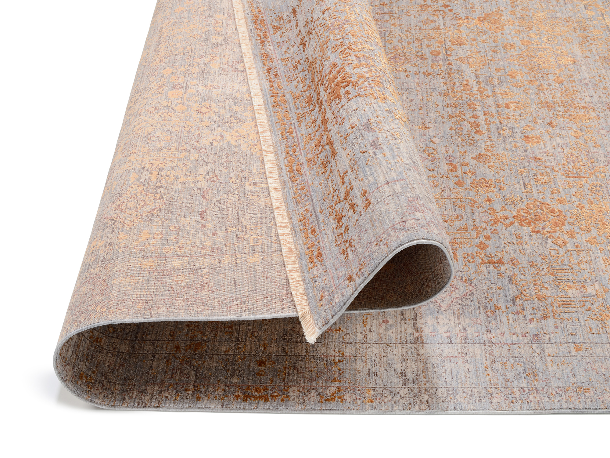 Farben Grande Designer Teppich gold-creme