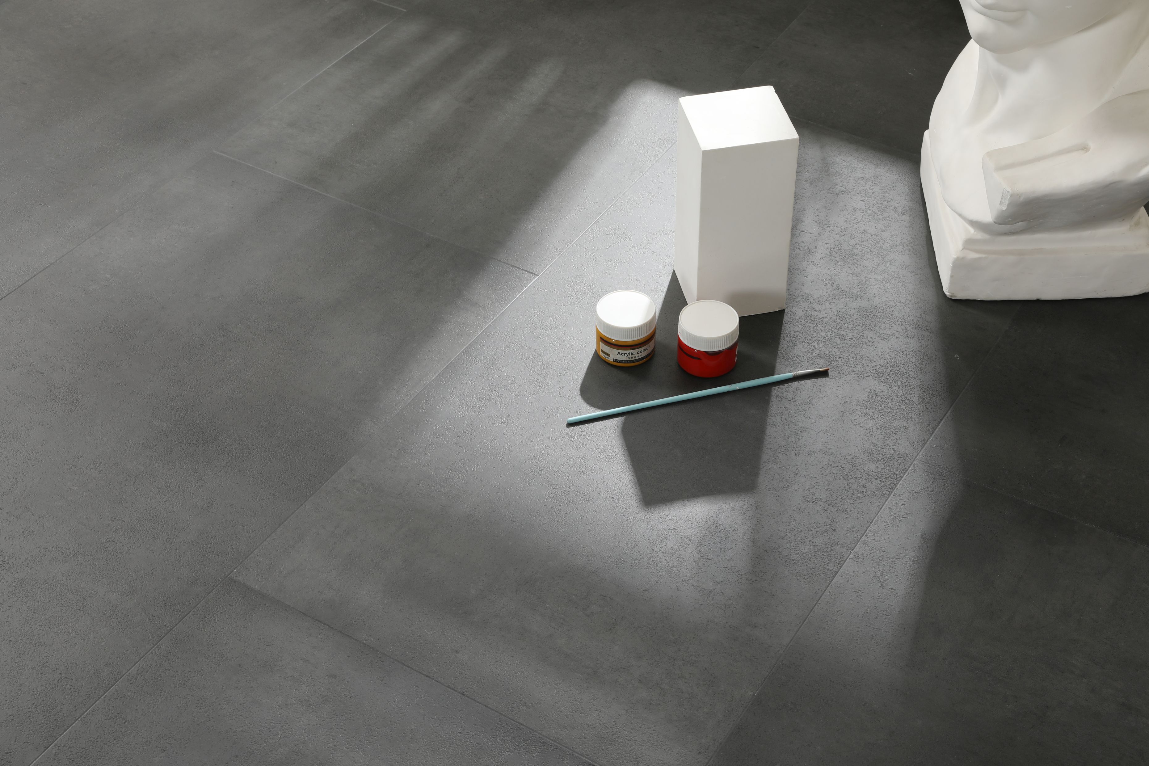 Klick-Vinyl Schiefer Anthrazit Matt – Premium Designboden in Natursteinoptik mit 0,50 mm Nutzschicht