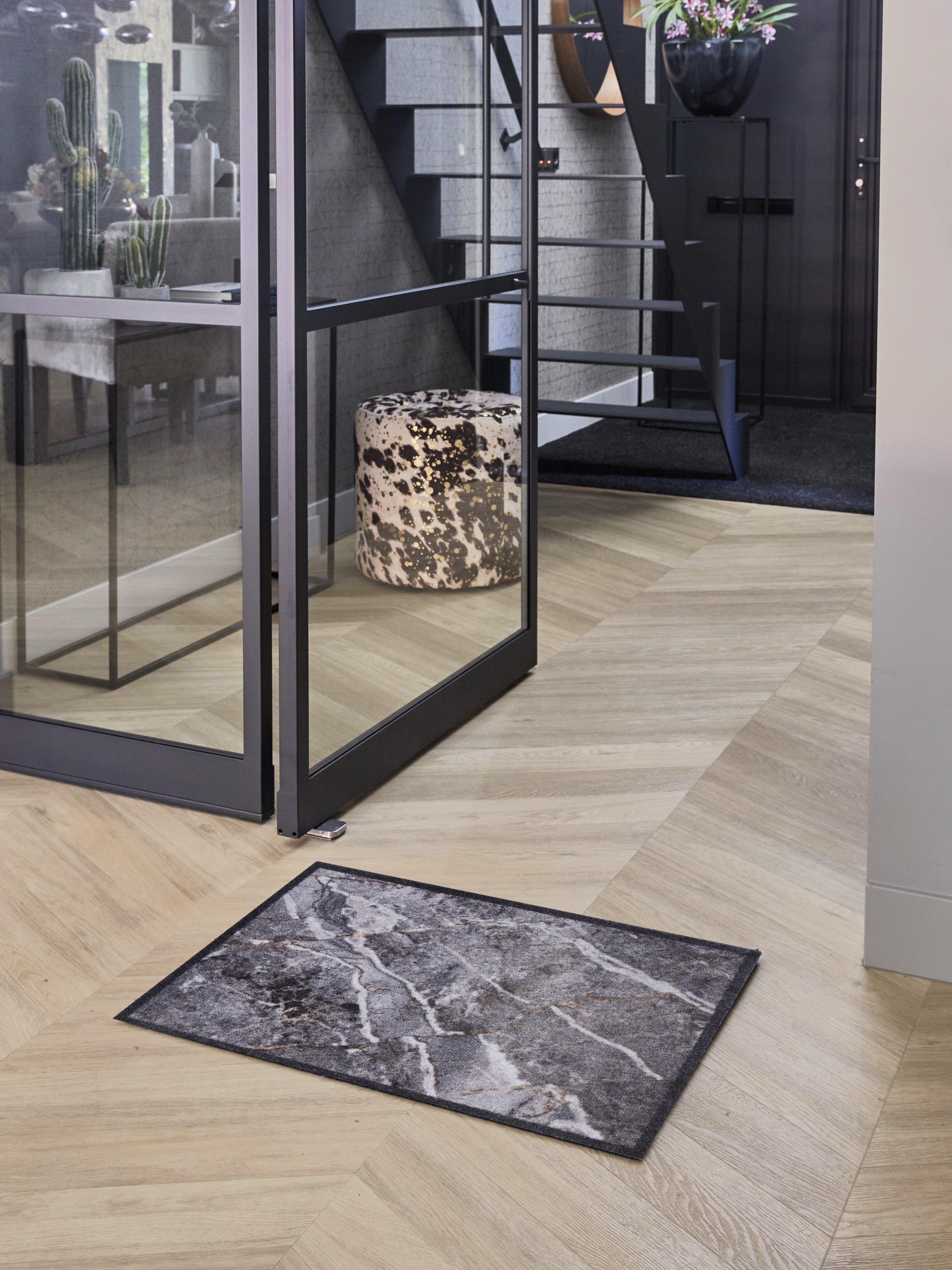 Fußmatte Marmor Optik grey 50x70 cm