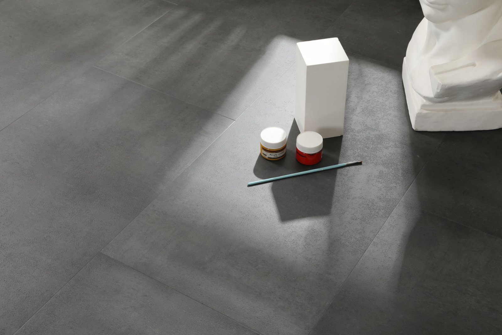 Klick-Vinyl Schiefer Anthrazit Matt – Premium Designboden in Natursteinoptik mit 0,55 mm Nutzschicht