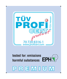 Siegel TÜV PROFiCERT-product Premium
