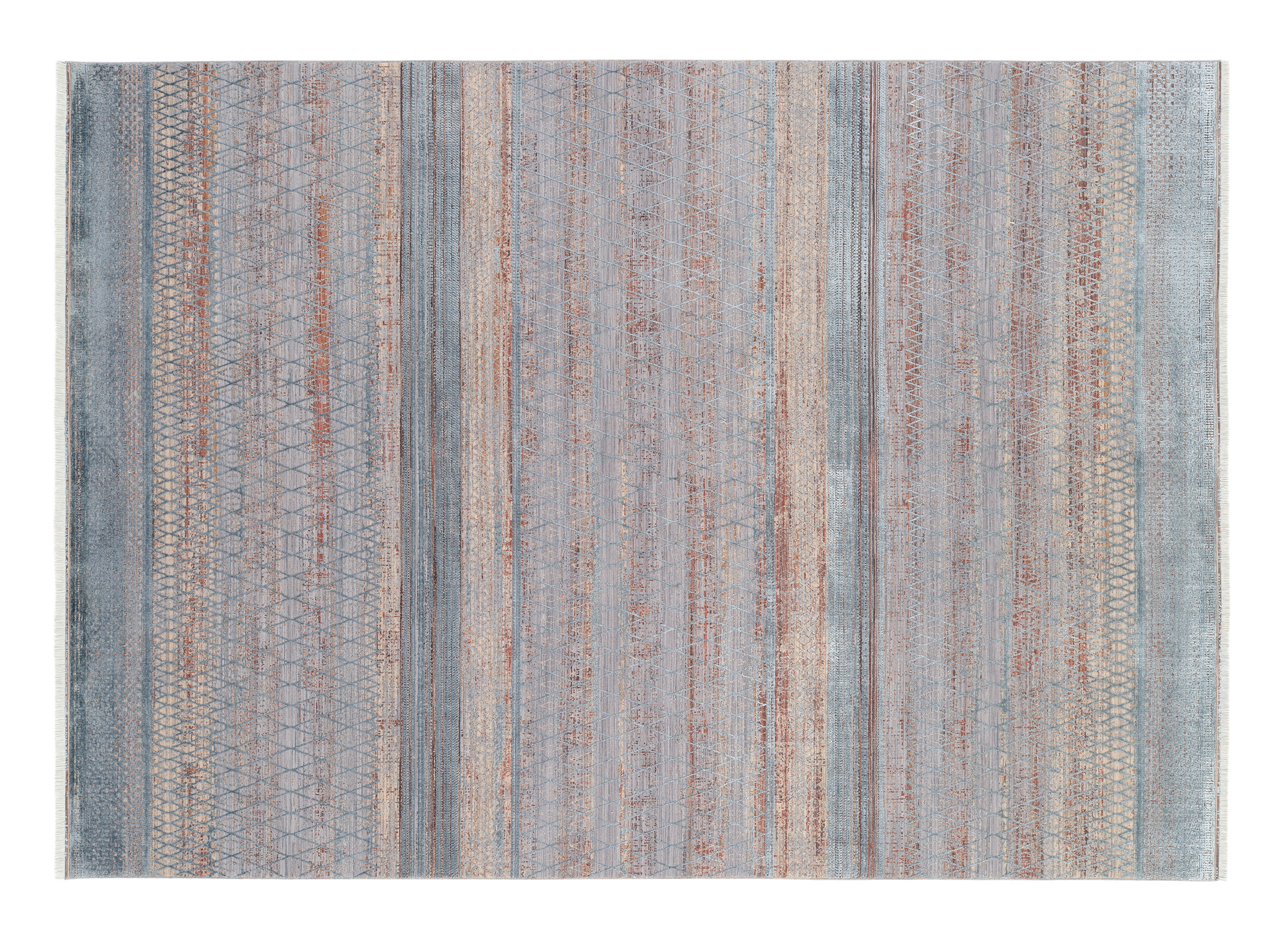 Farben Master Designer Teppich blau-creme