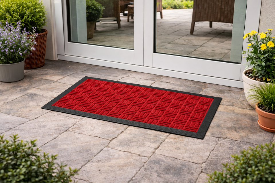 Außen Fußmatte Supreme rot 45x75 cm