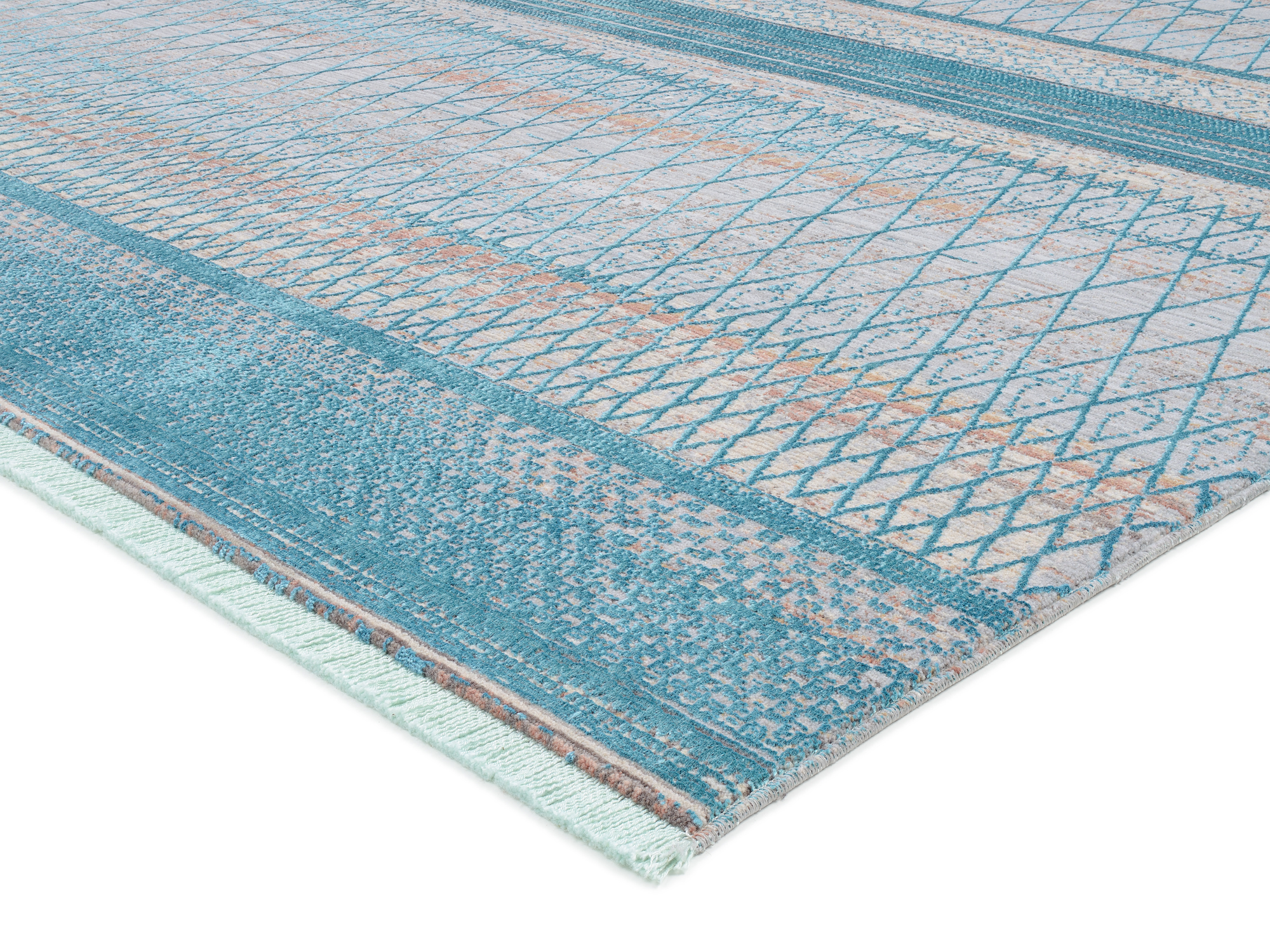Farben Master Designer Teppich türkis-grau