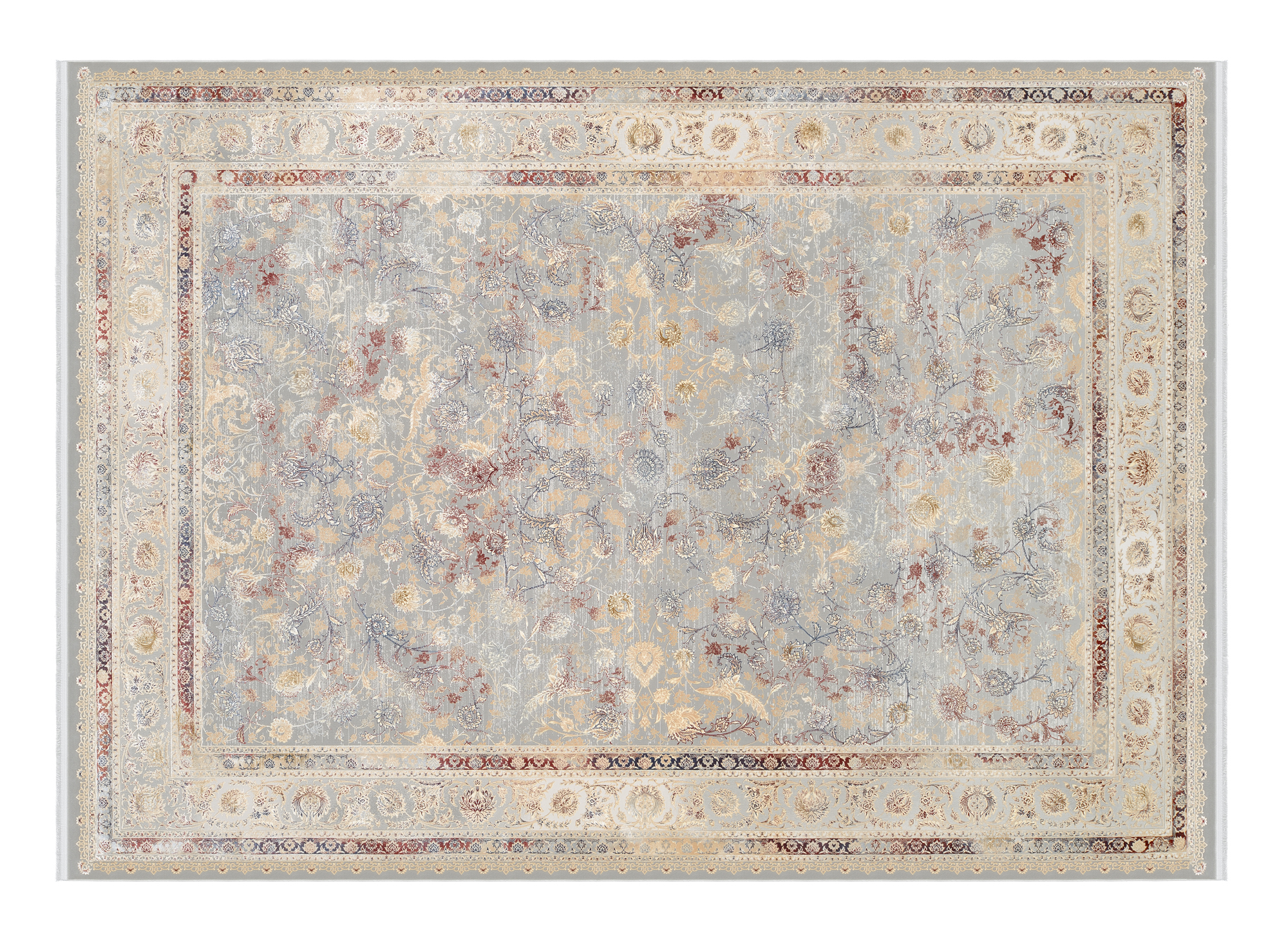 Mystic Limited Orientteppich grau-multicolor