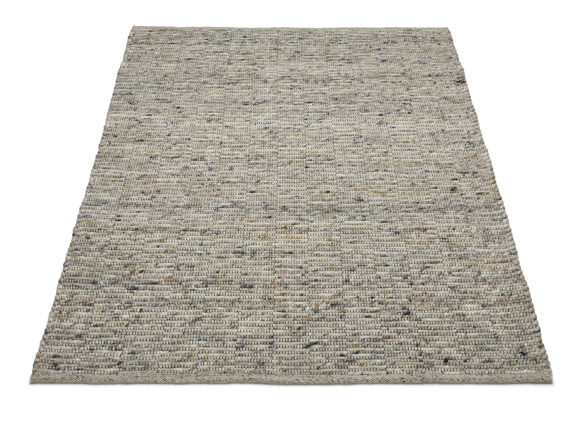 Atrium Handweb Wollteppich beige-mix