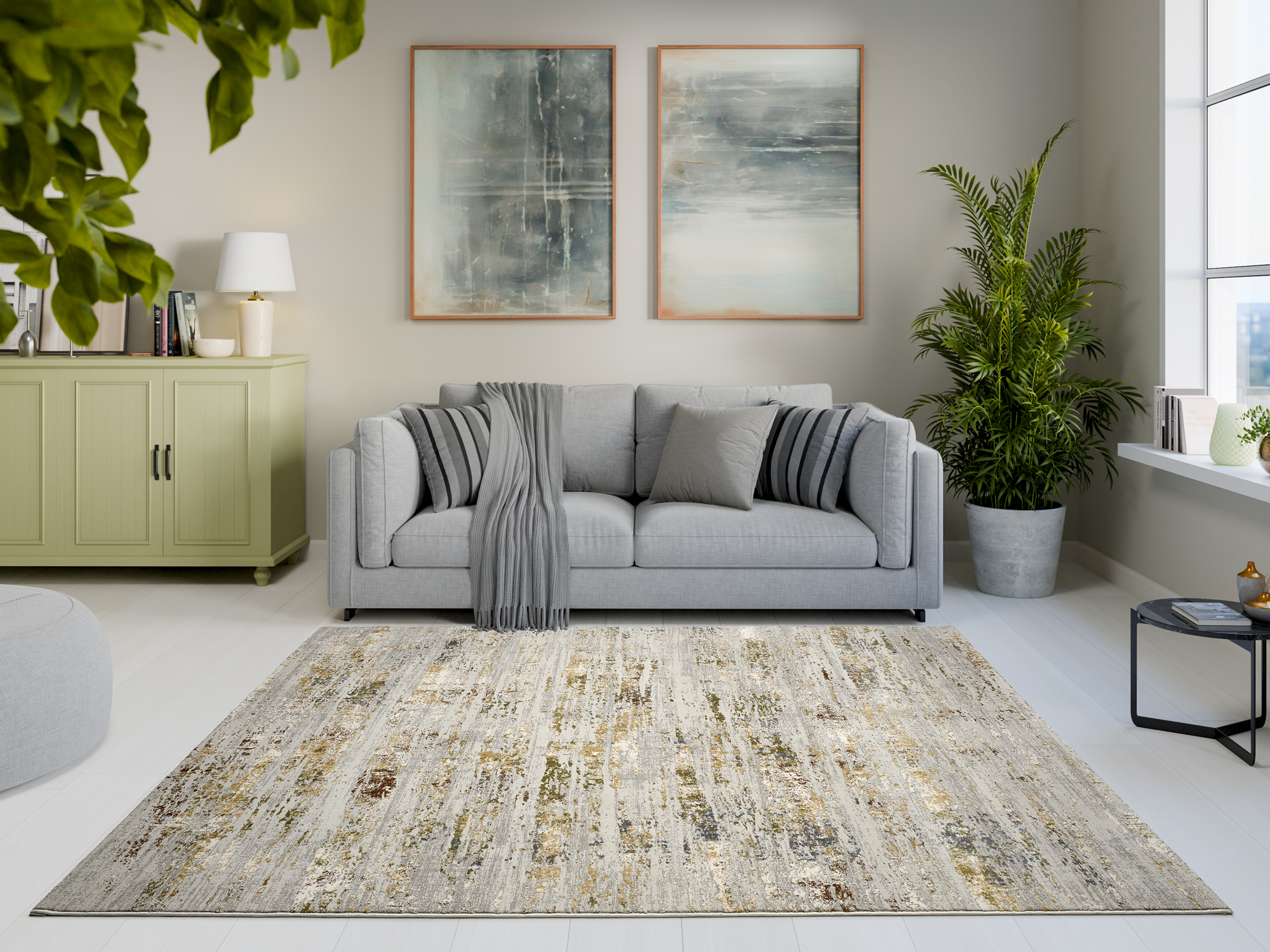 Manchester Taki Designer Teppich multicolor