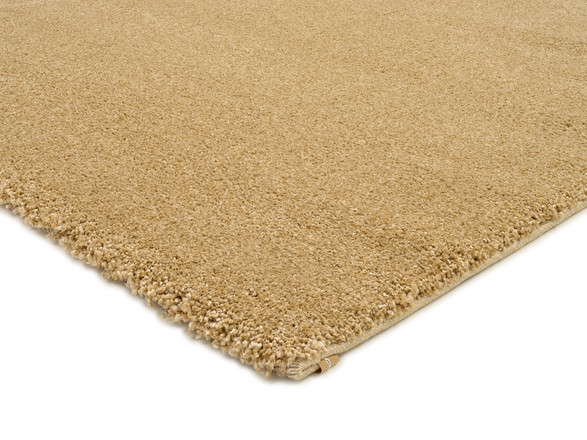 New Villa Melange Uni Teppich gold