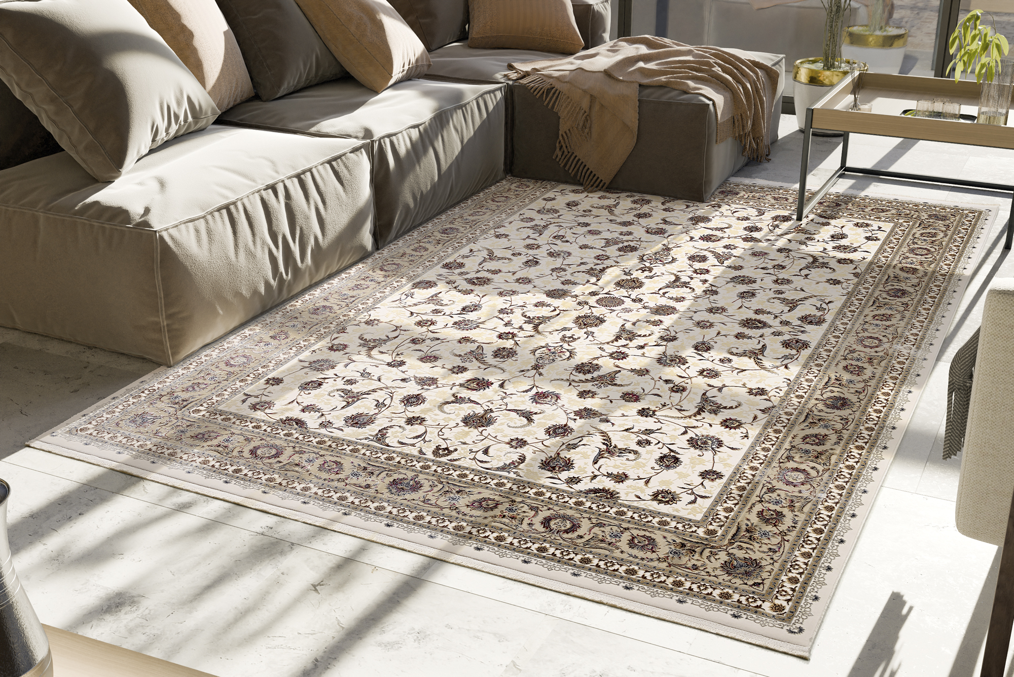 Mystic Heritage Orientteppich creme-beige