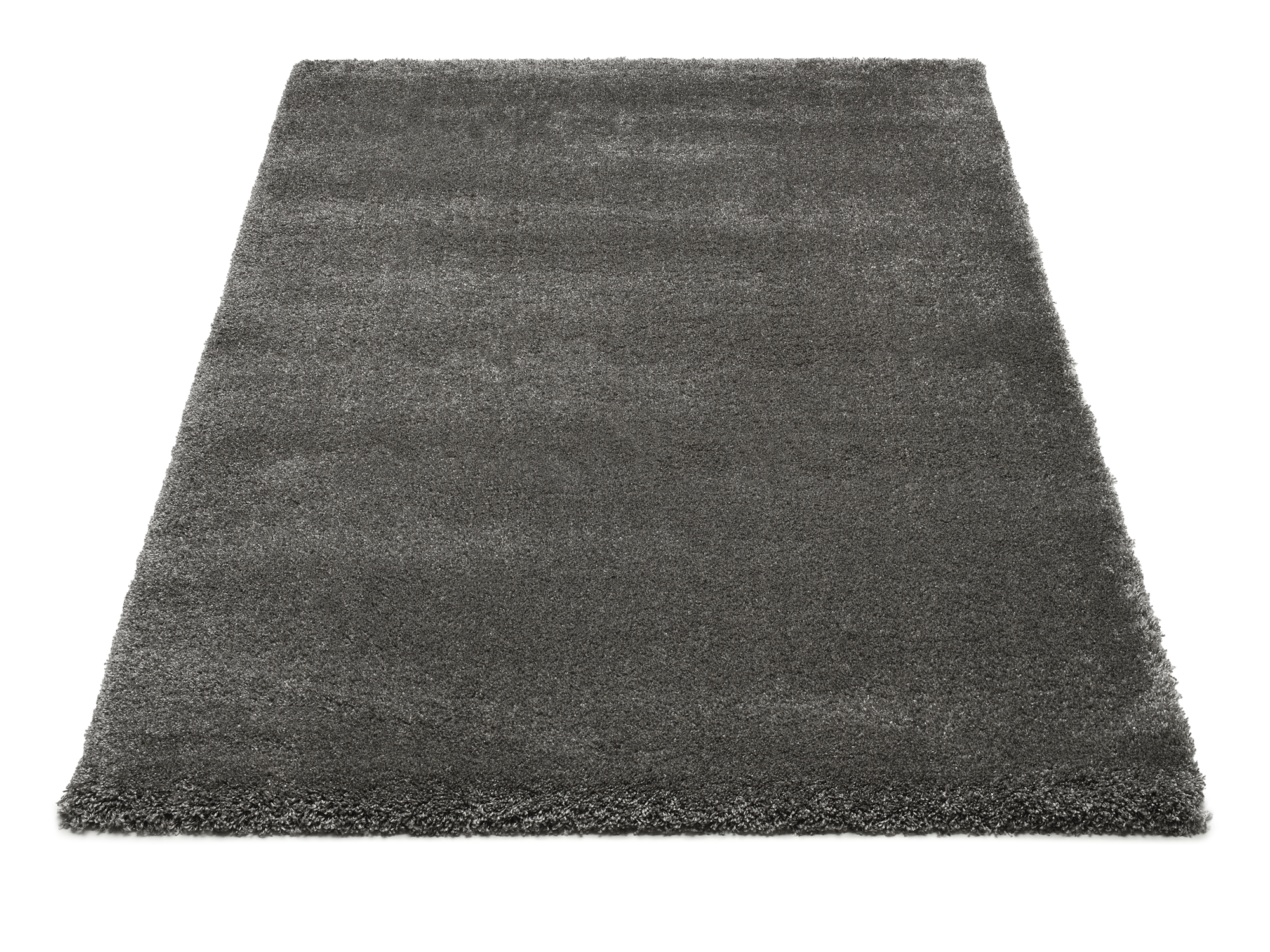 Montis Hochflor Teppich dunkelgrau