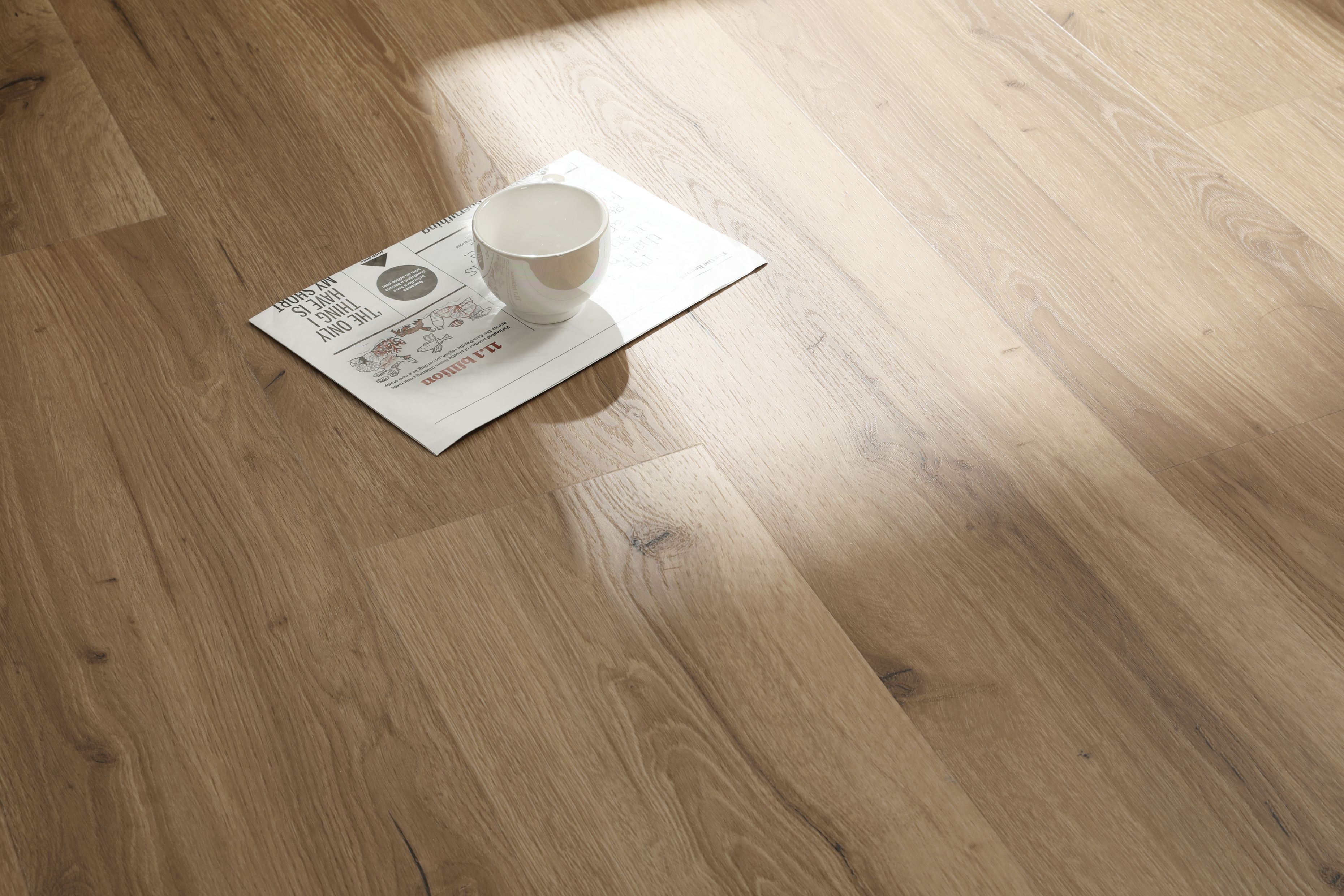 Klebe Vinyl Eiche Küstenblick – Designboden zum Verkleben | 0,55 mm Nutzschicht