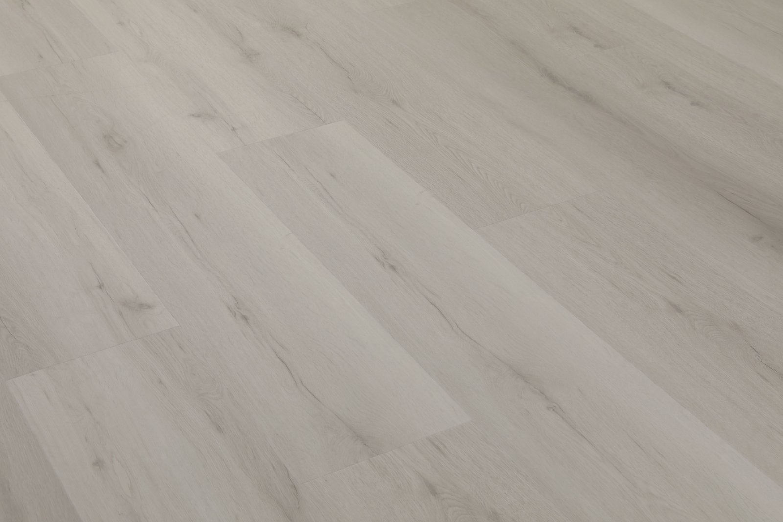 Klick-Vinyl Eiche Polar Hellgrau Matt – mit 0,55 mm Nutzschicht
