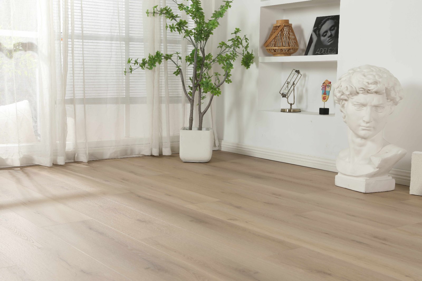 Klick Vinyl Eiche Sandblick | Natürlicher Vinylboden in Eichenoptik
