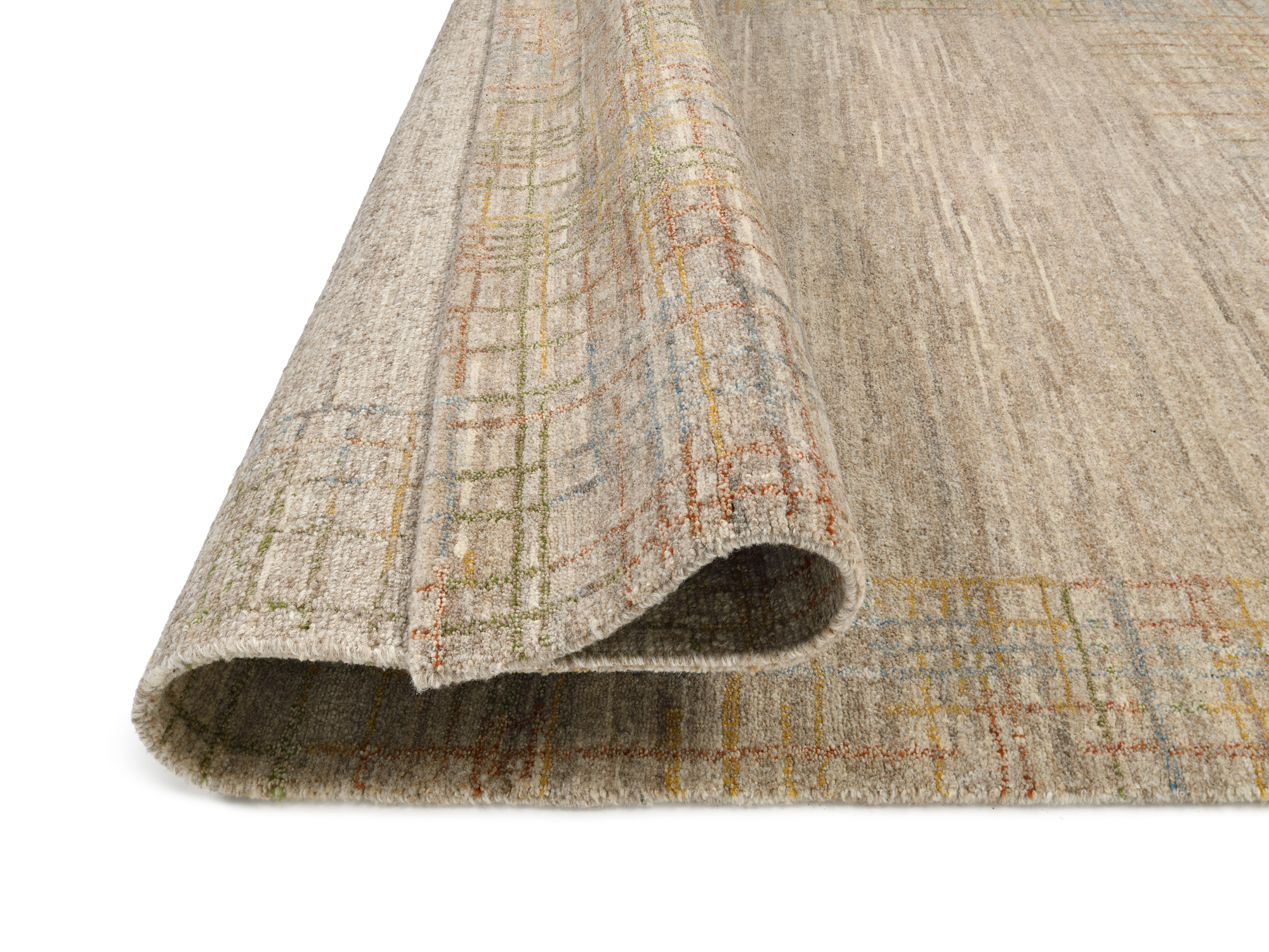 Galant Border Wollteppich multicolor