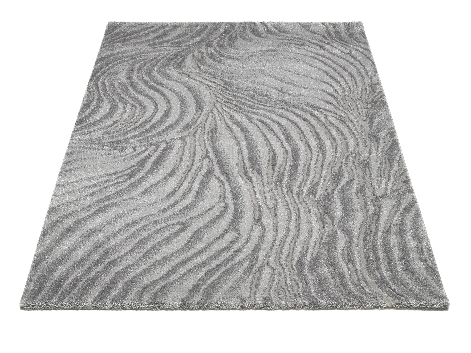 Liv Coral Designer Teppich grau