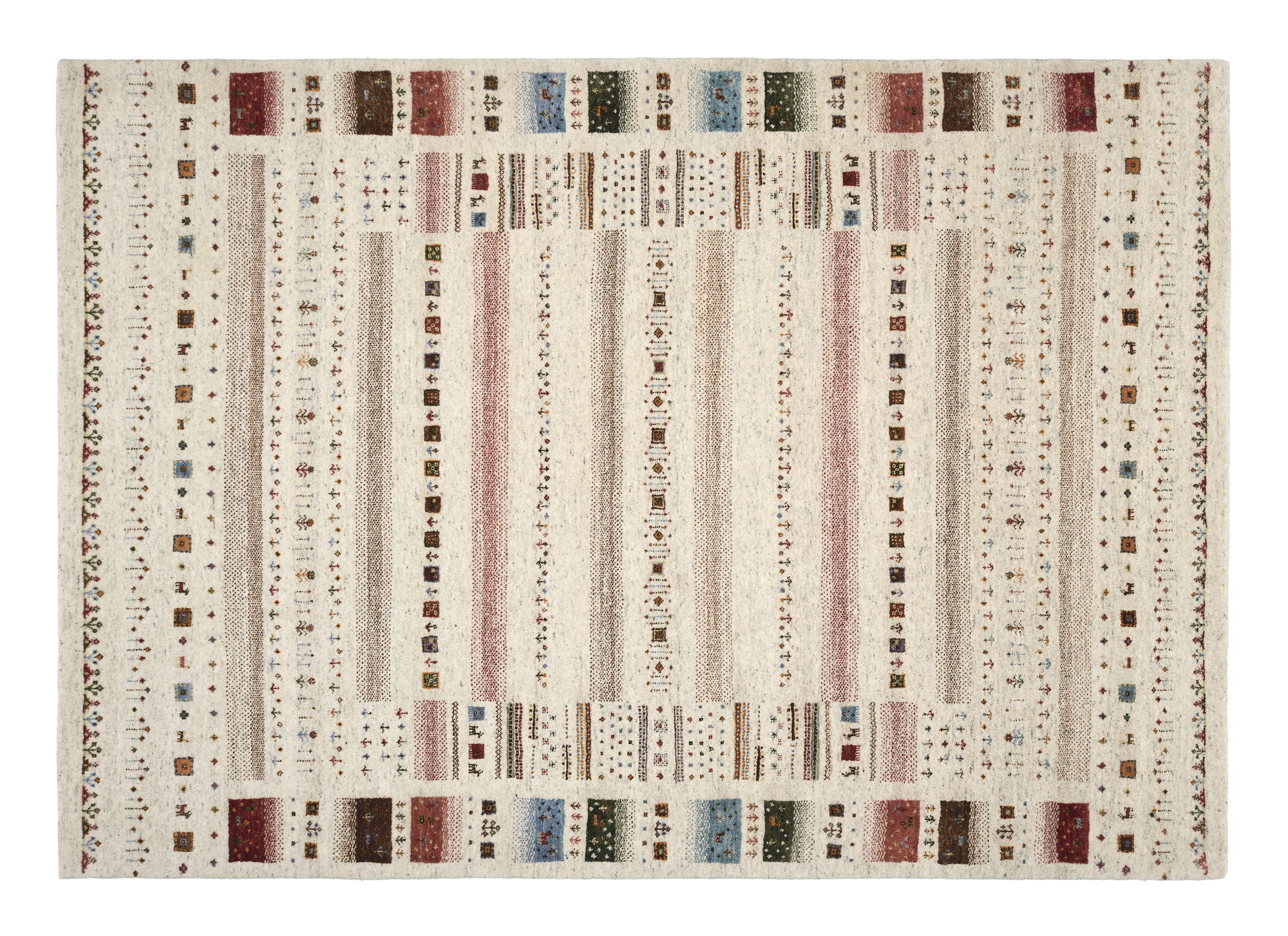 Colorful Melody Wollteppich multicolor