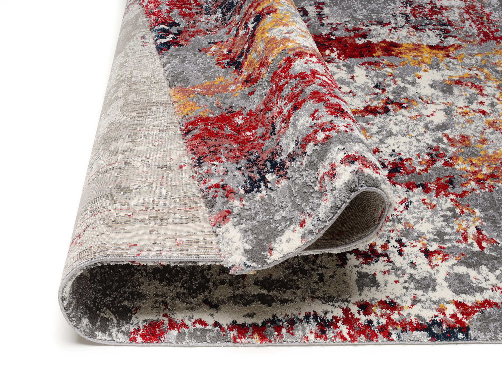 High and Low Eight Designer Teppich multicolor
