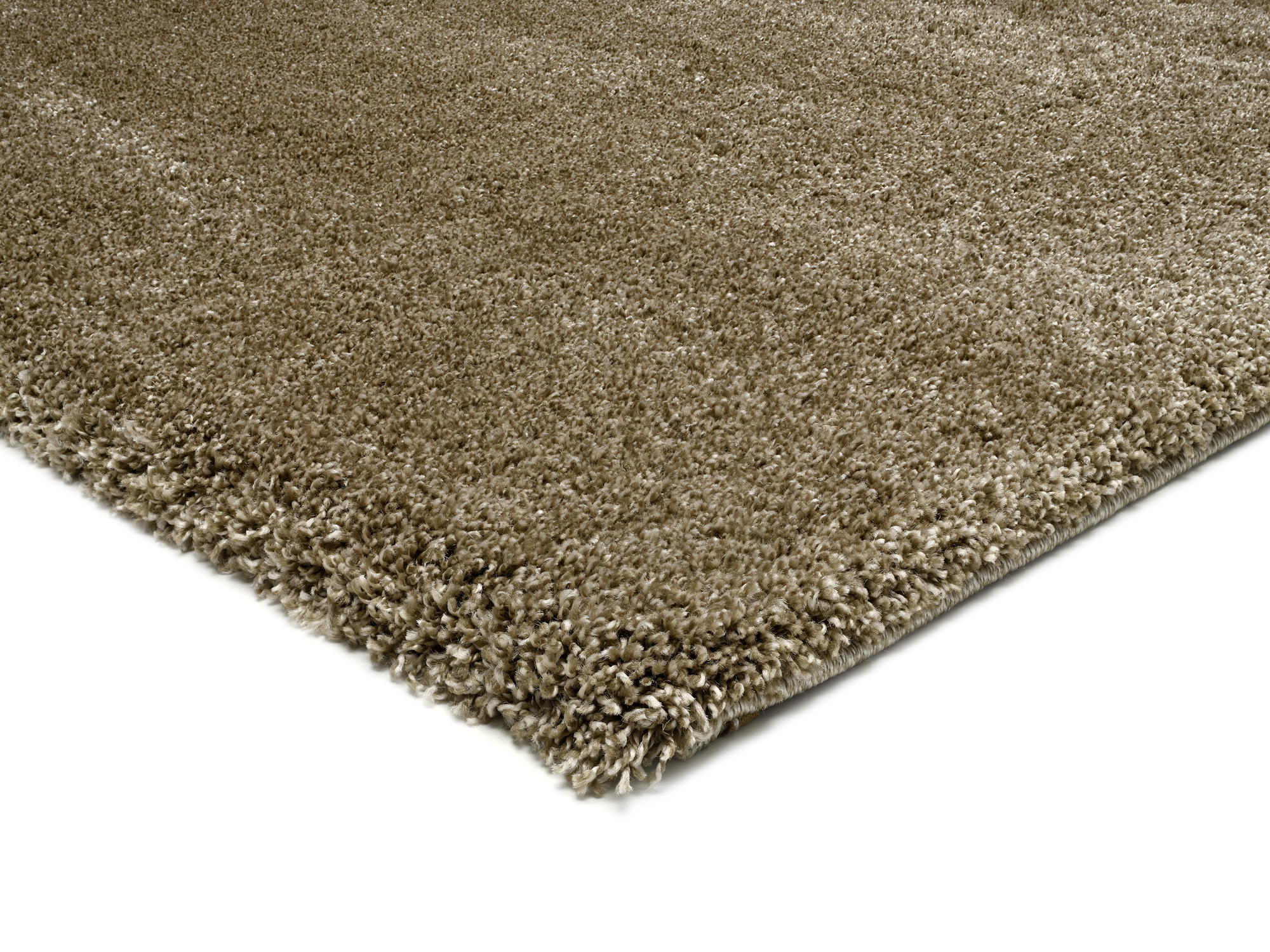 Montis Hochflor Teppich hellbraun