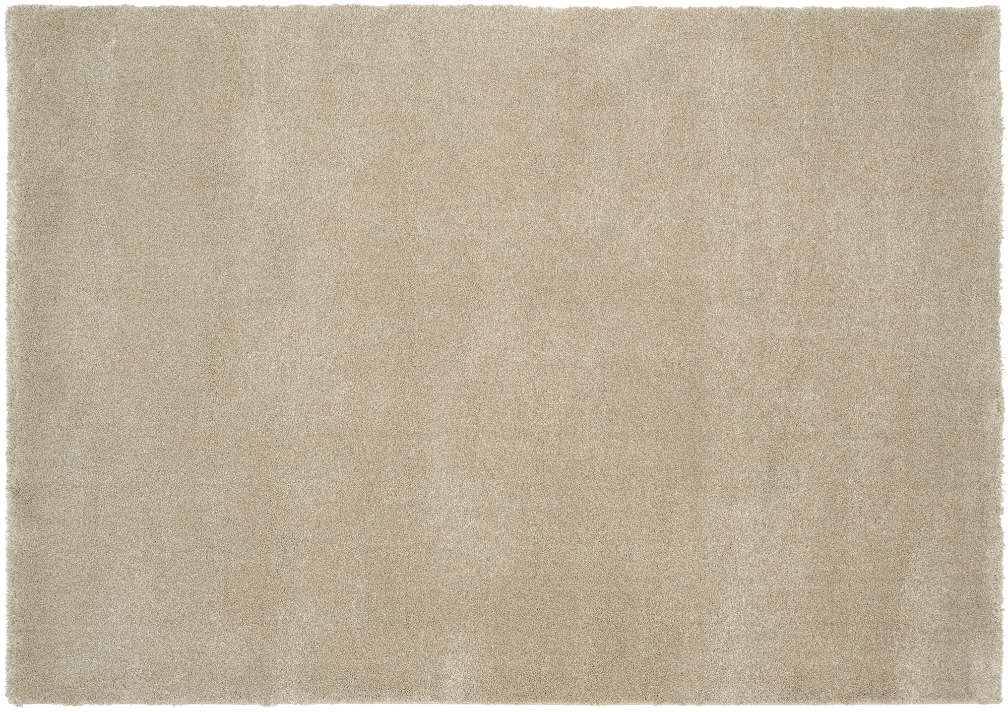 New Villa Melange Uni Teppich beige