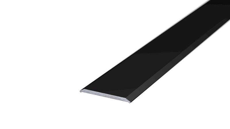 Übergangsschiene Schwarz Aluminium für Klickvinyl, Laminat & Parkett | Türübergangsprofil