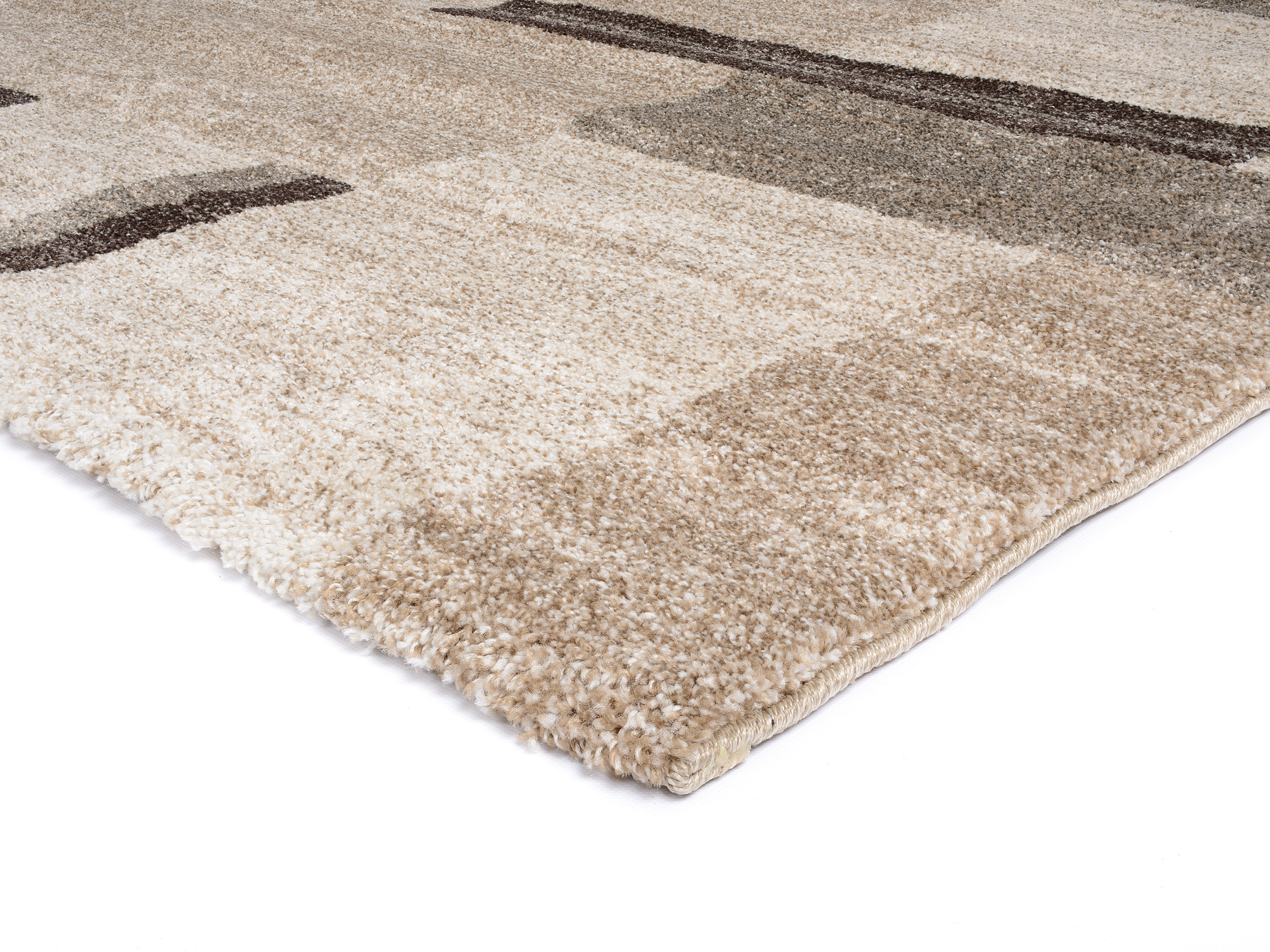 Castle Beppo Frisé Teppich beige-braun