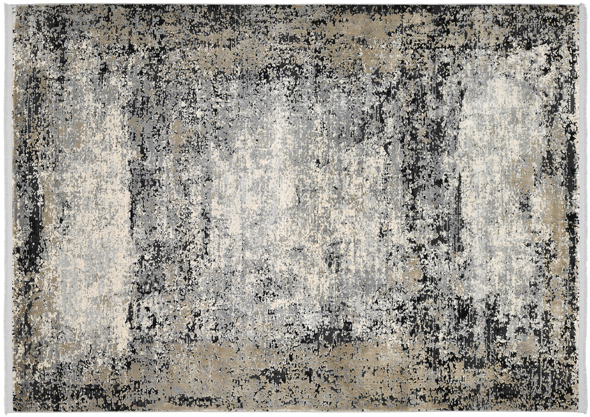 Arcadia Plaza Designer Teppich grau-mix