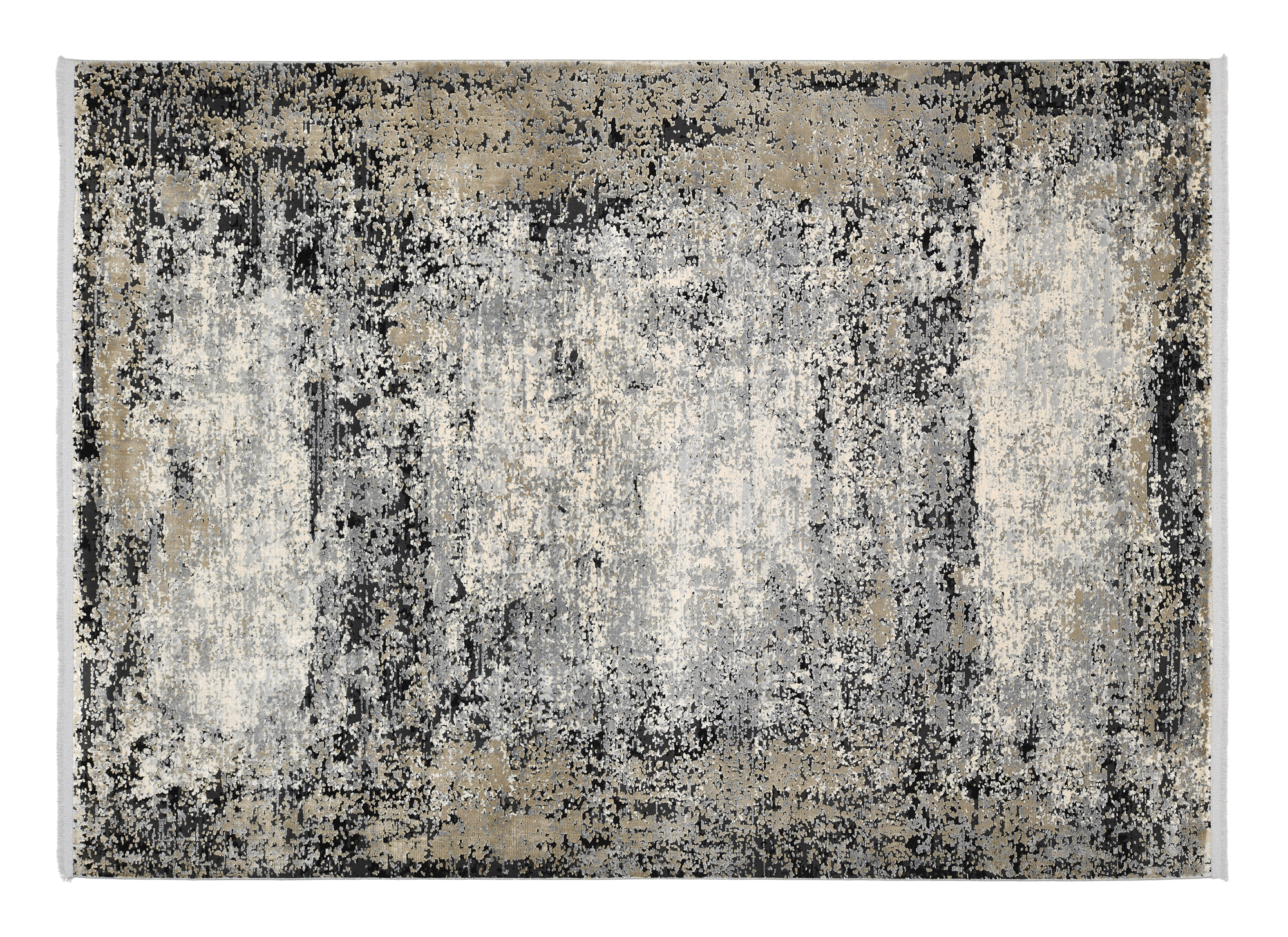 Arcadia Plaza Designer Teppich grau-mix