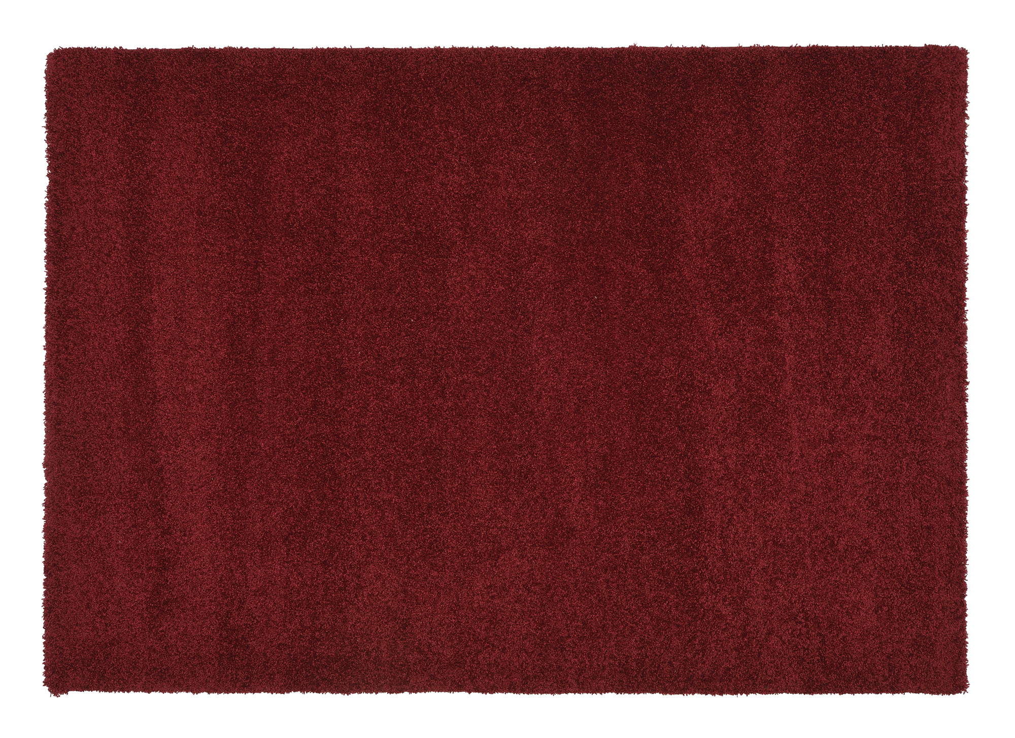 Montis Hochflor Teppich dunkelrot