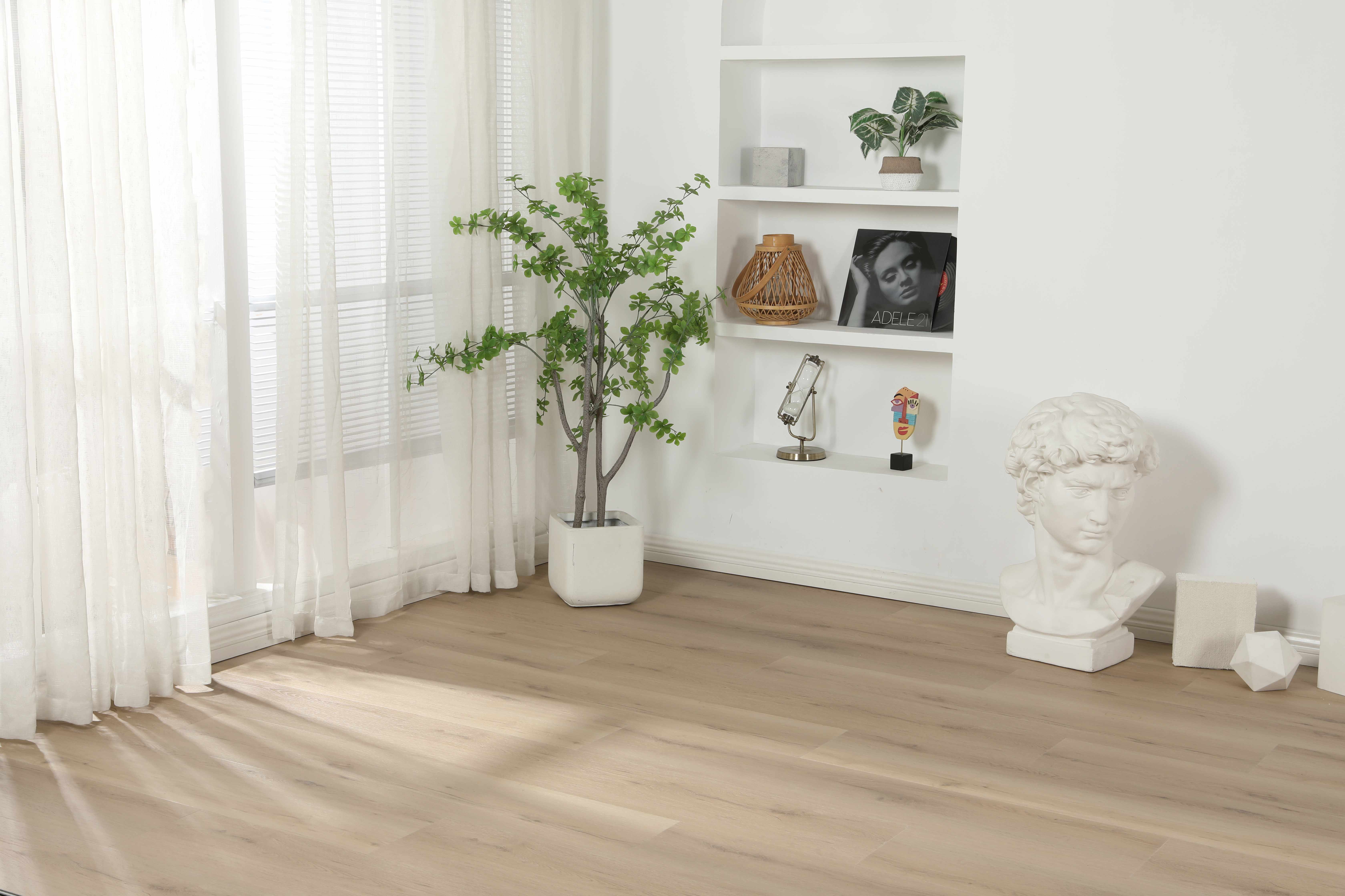 Klick Vinyl Eiche Sandblick | Natürlicher Vinylboden in Eichenoptik