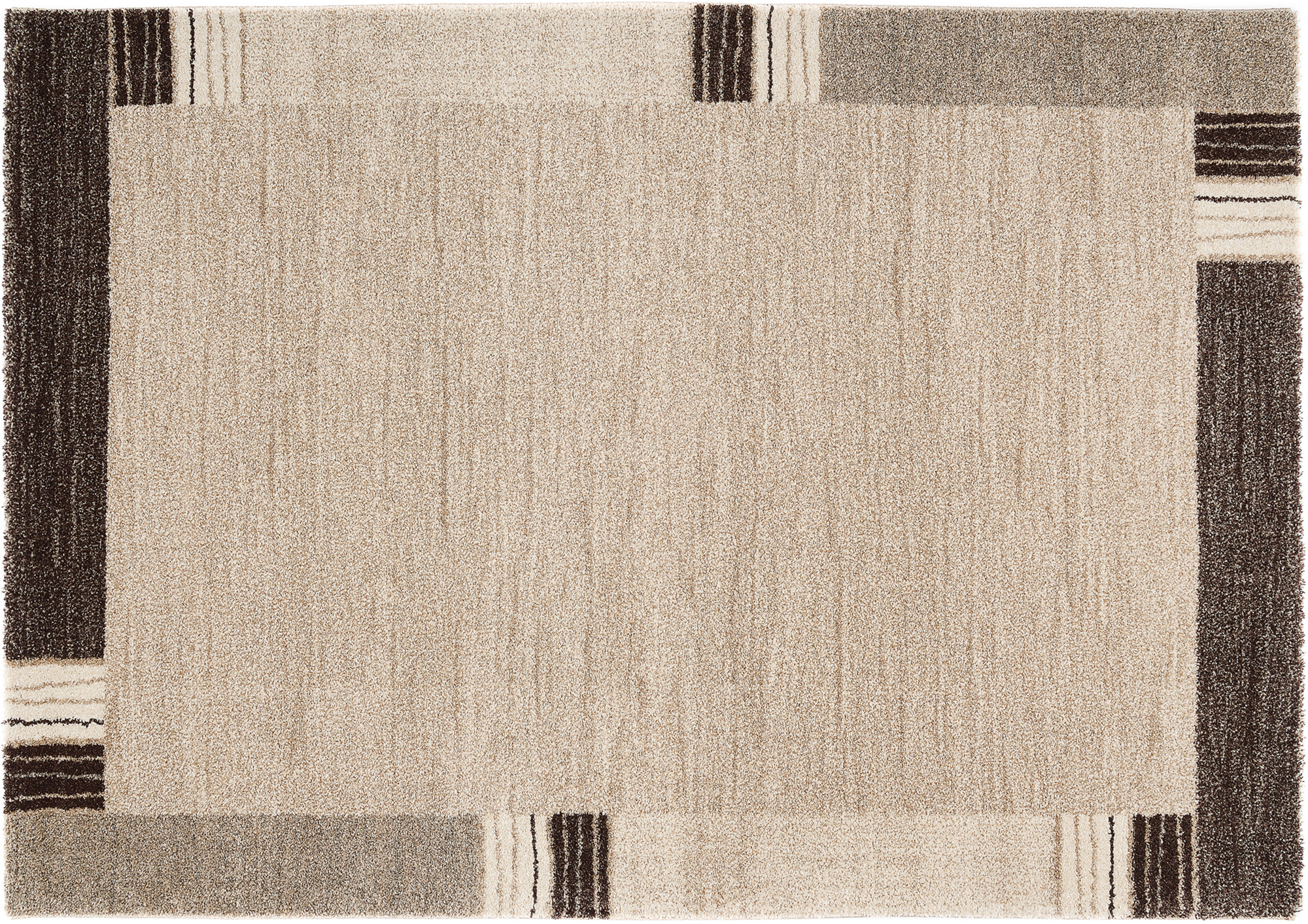 Castle Flora Frisé Teppich beige-braun