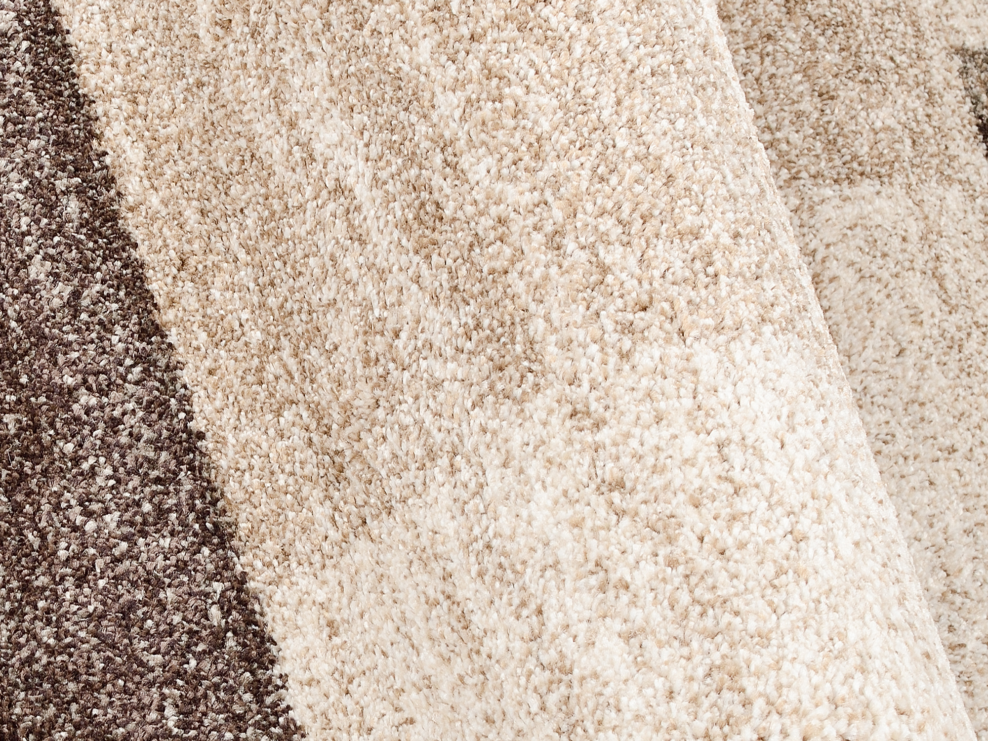 Castle Beppo Frisé Teppich beige-braun
