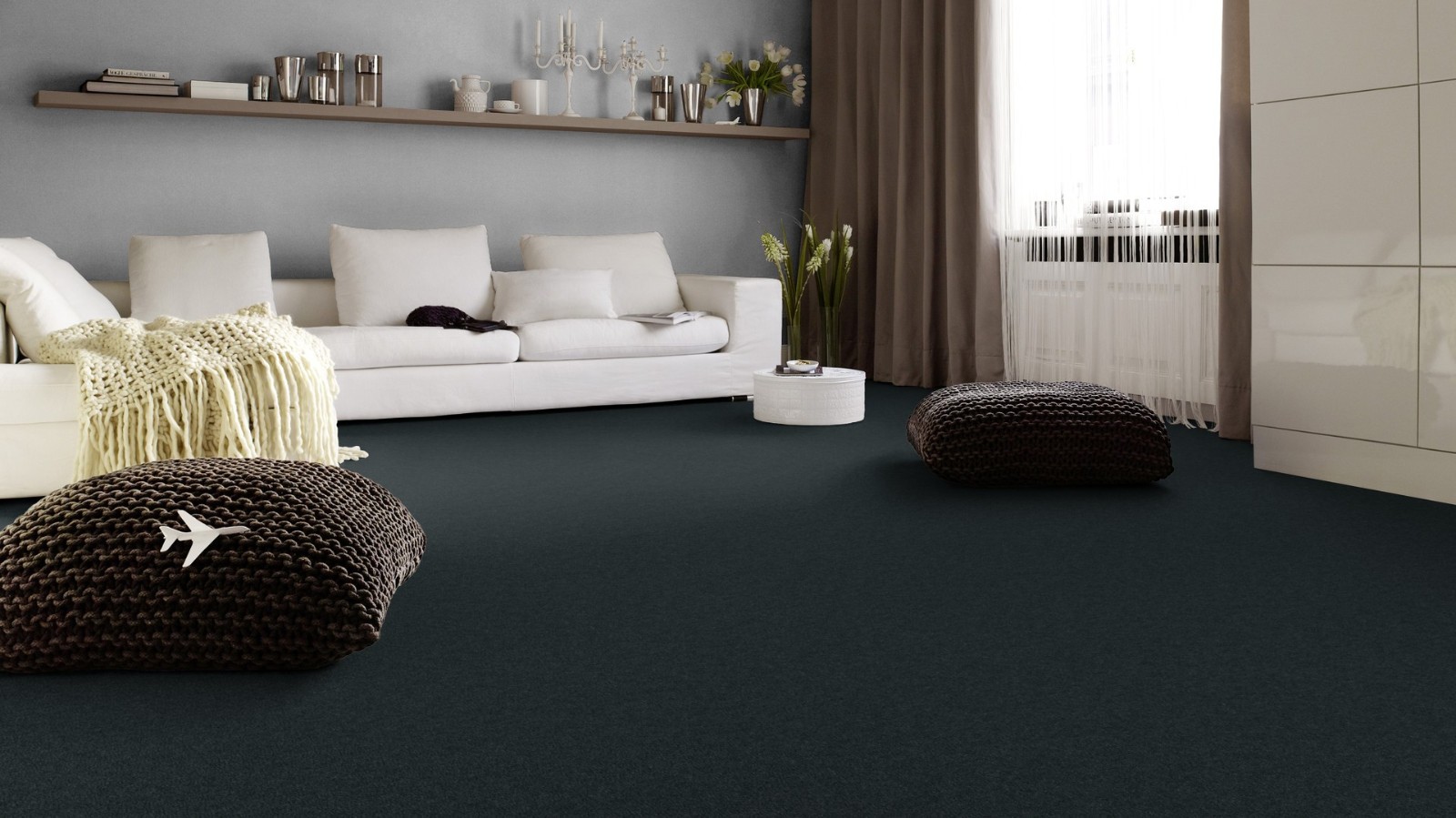 Vorwerk Teppichboden Bingo 9G59 anthrazit m²/23,99€