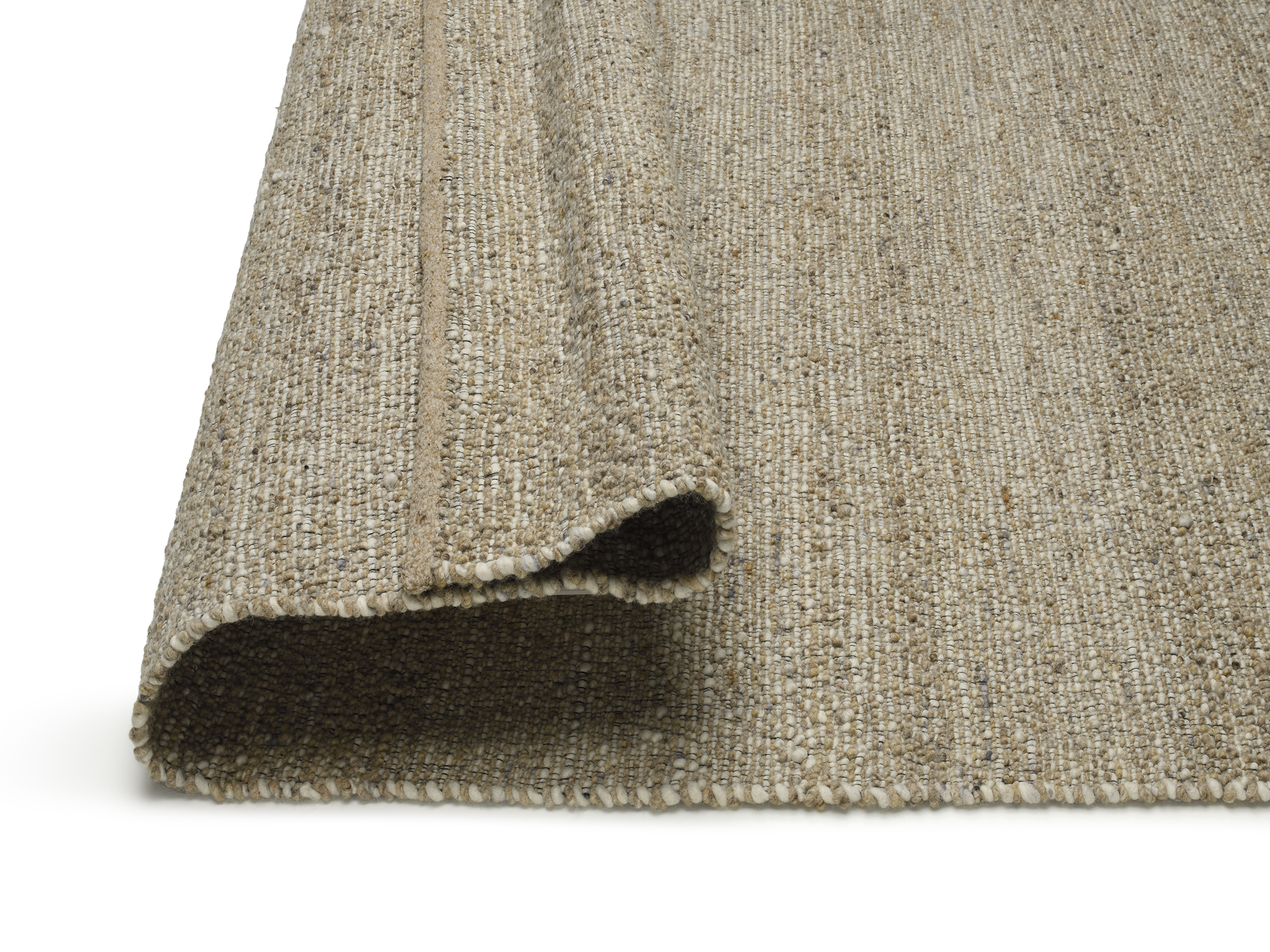 Country Handweb Teppich cappuccino
