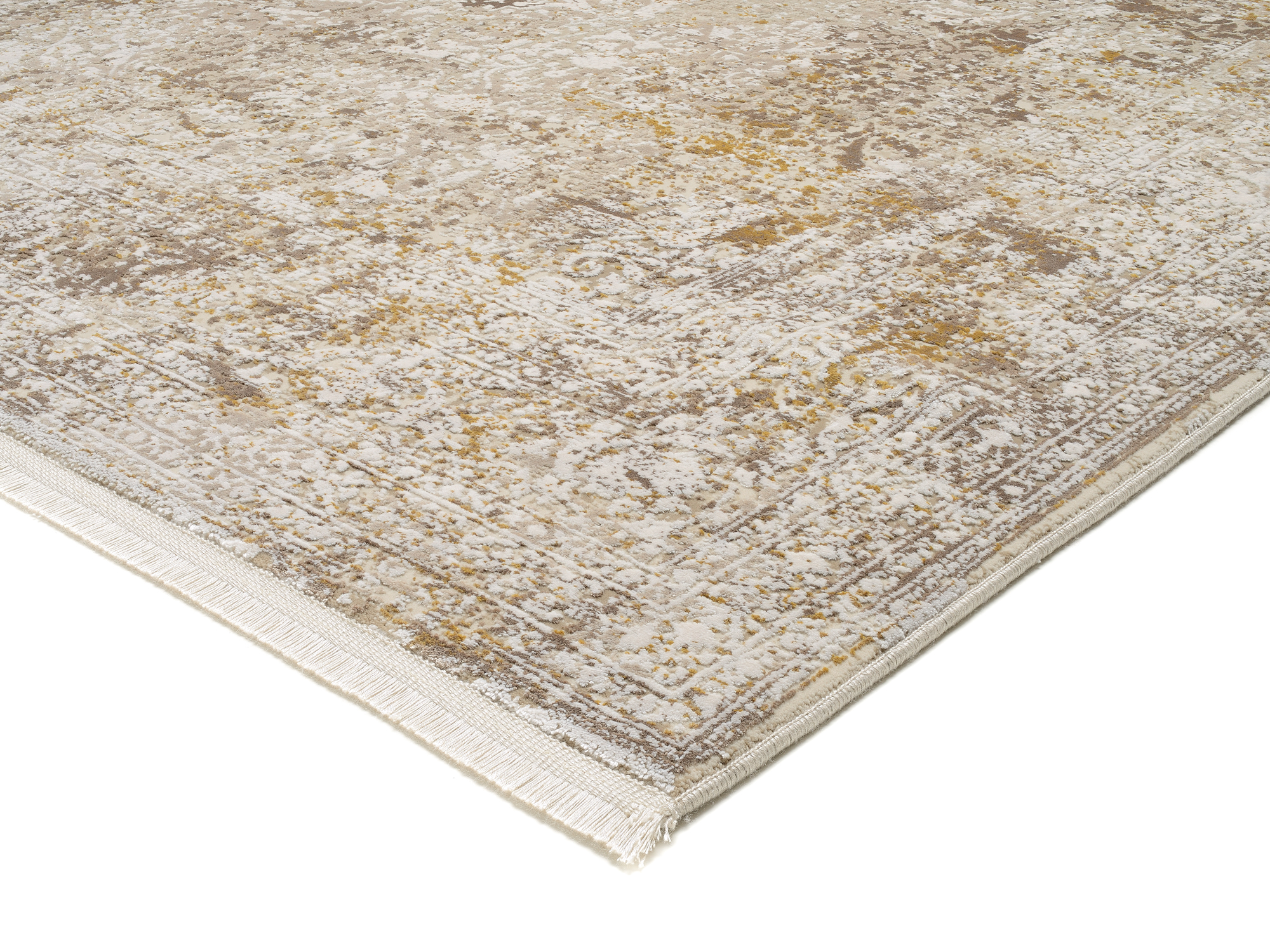 Bestseller Cava Designer Teppich beige-gold
