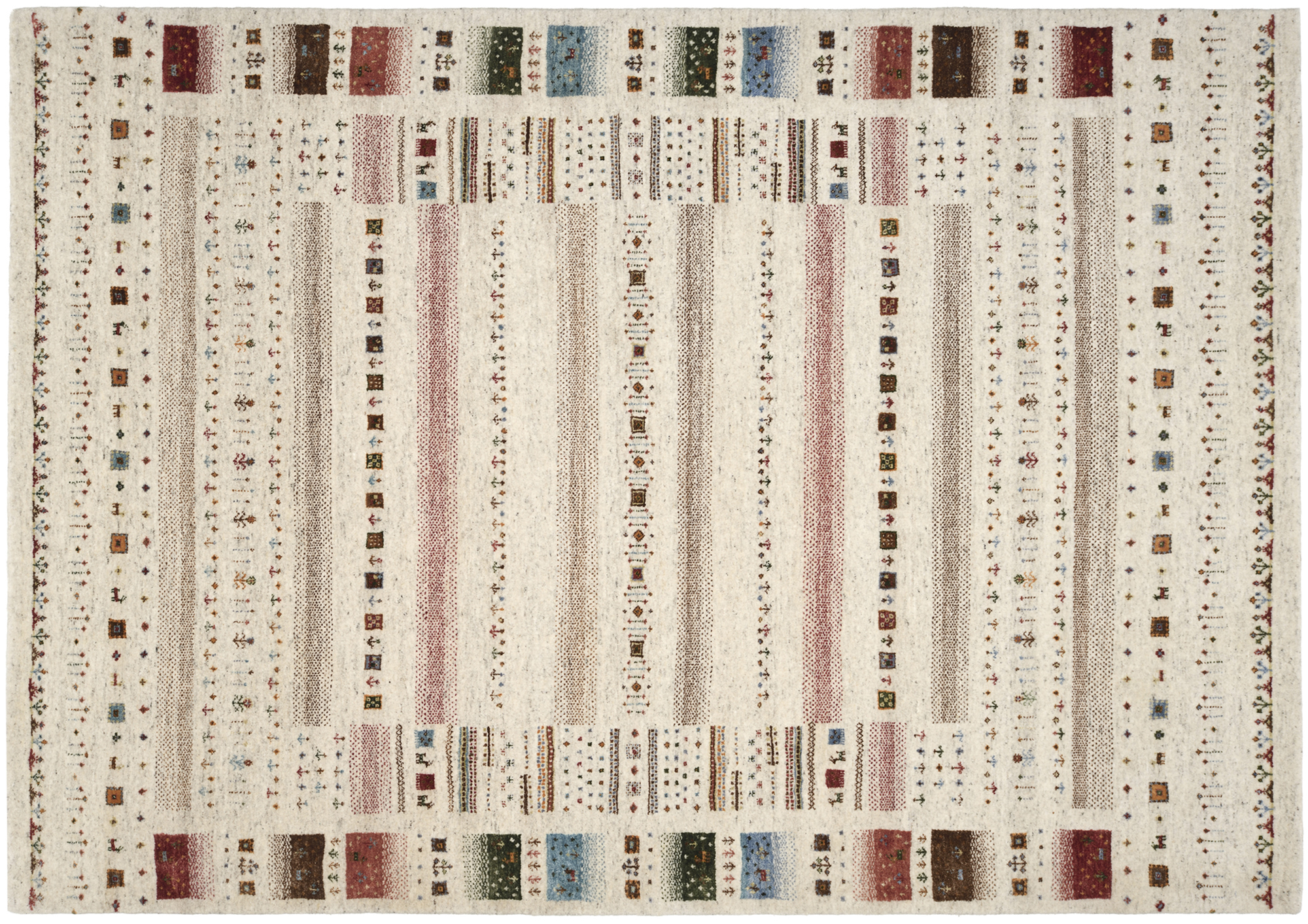 Colorful Melody Wollteppich multicolor