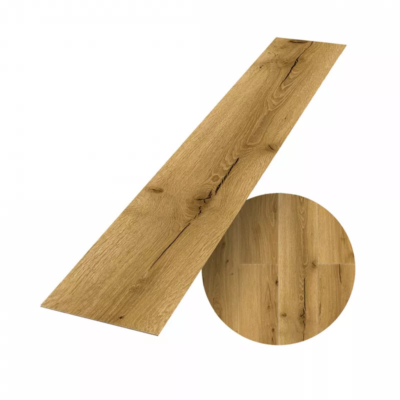 Klebe Vinyl Eiche Küstenblick – Designboden zum Verkleben | 0,55 mm Nutzschicht