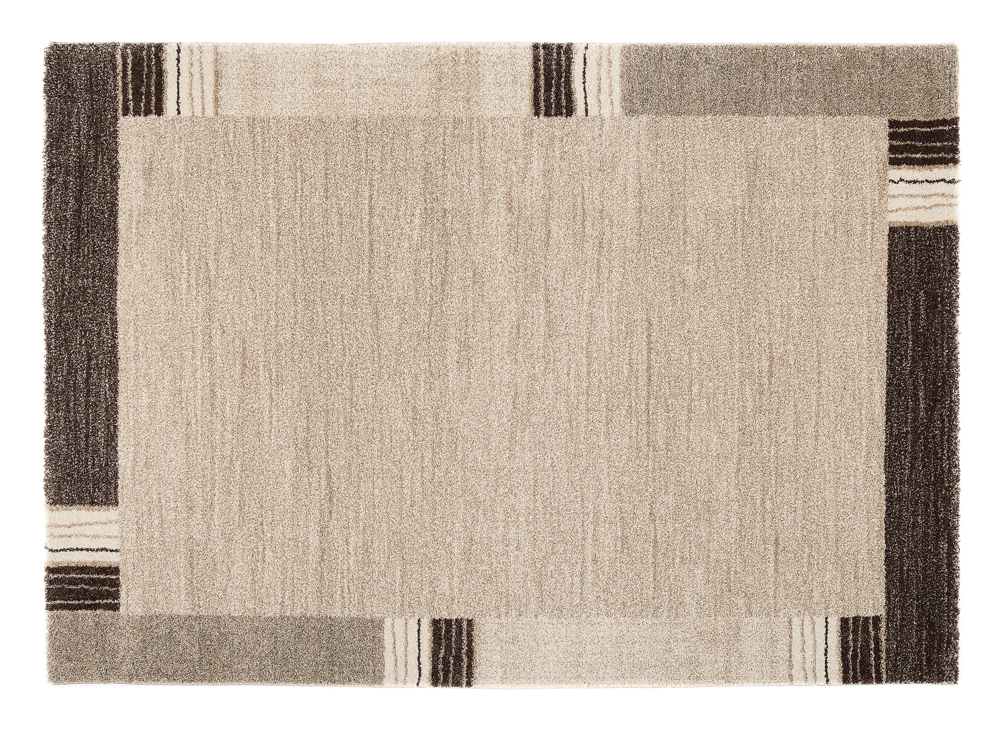 Castle Flora Frisé Teppich beige-braun