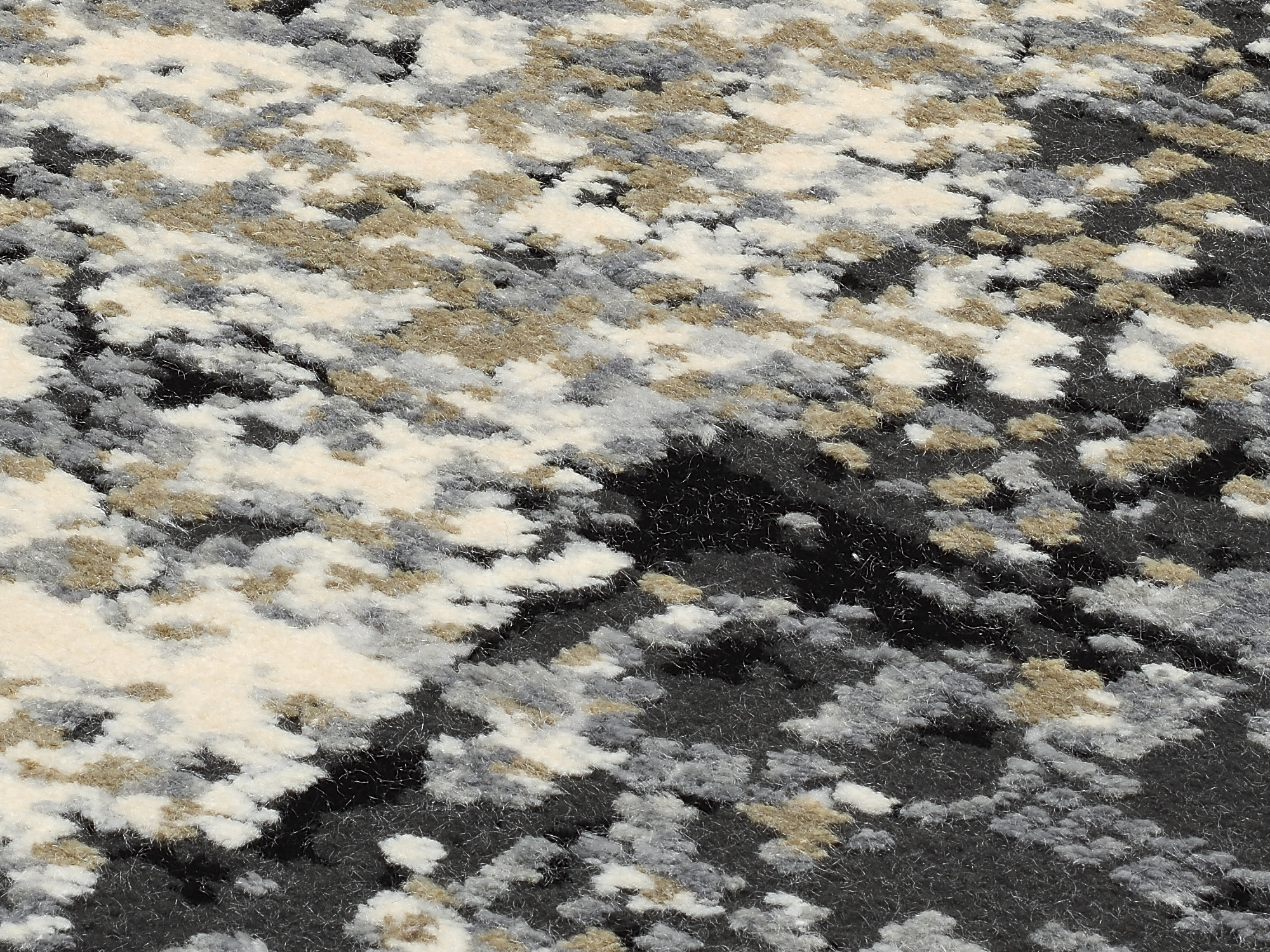 Arcadia Plaza Designer Teppich grau-mix
