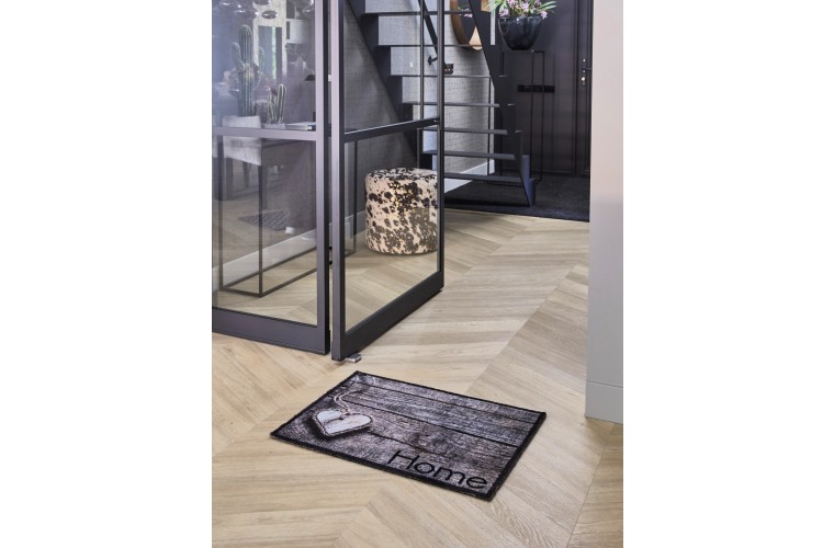 Fußmatte Home Herz wood 50x70 cm