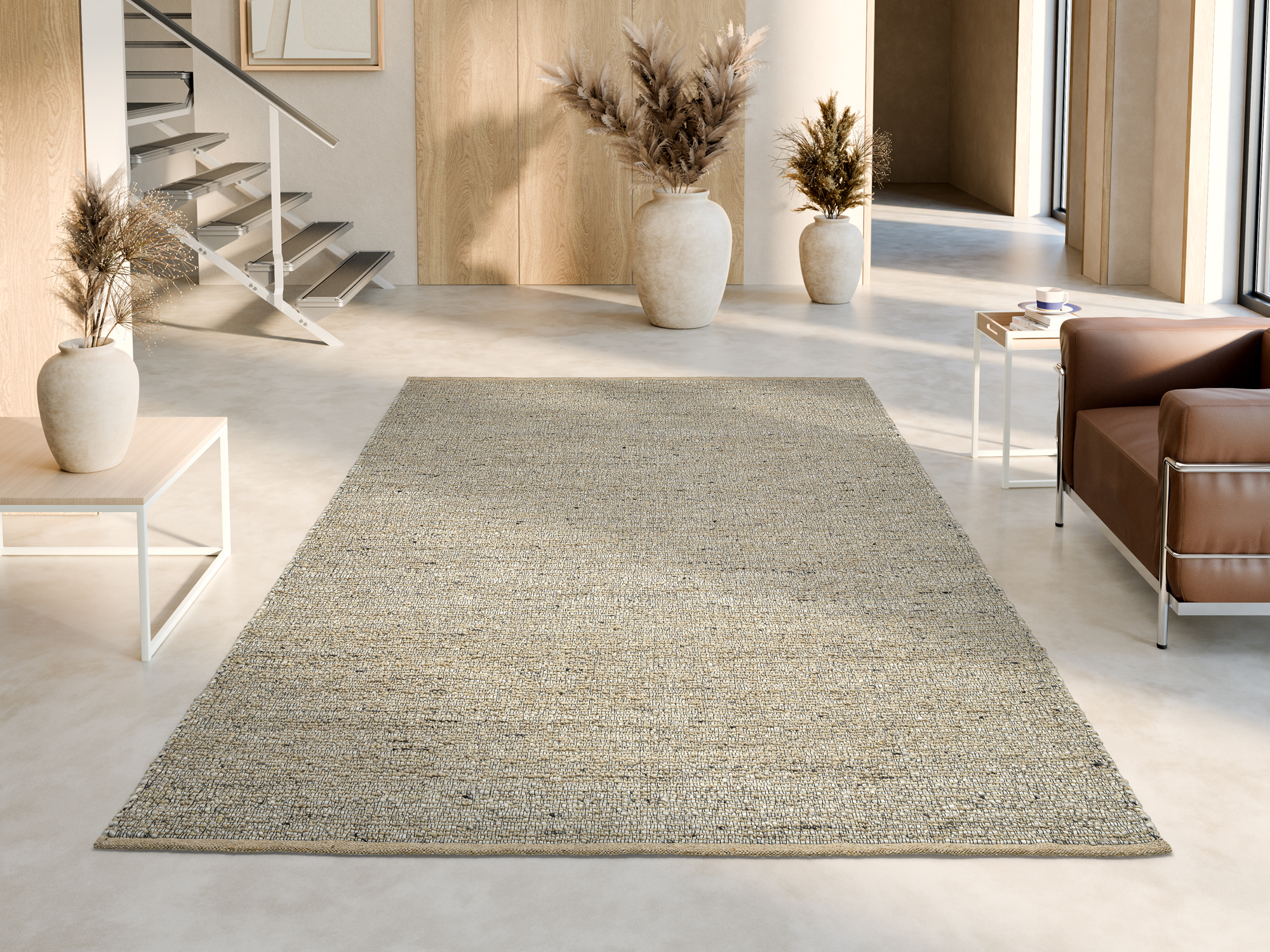 Country Handweb Teppich macchiato