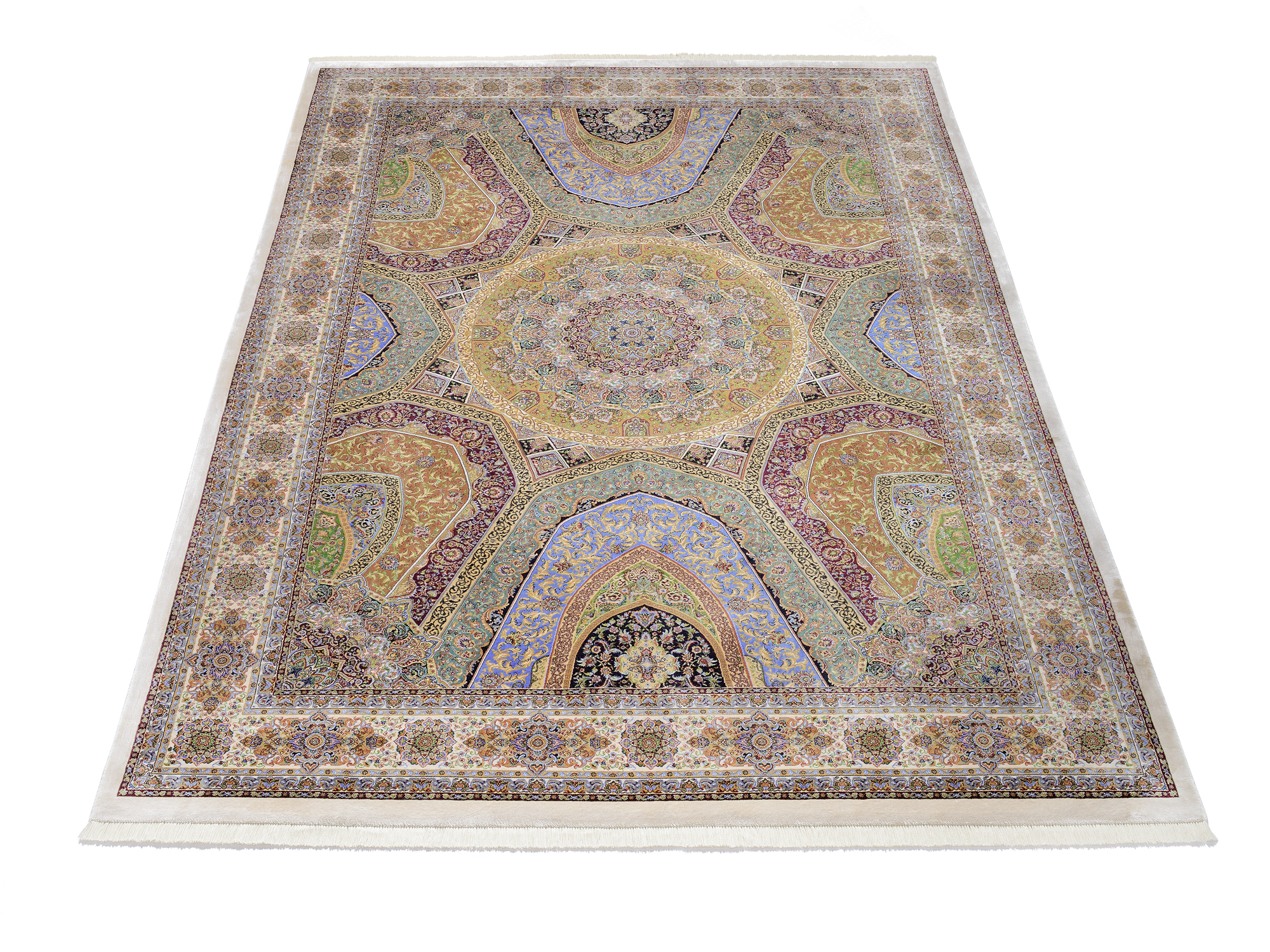 Silk Line Shah Abbas Orientteppich multicolor