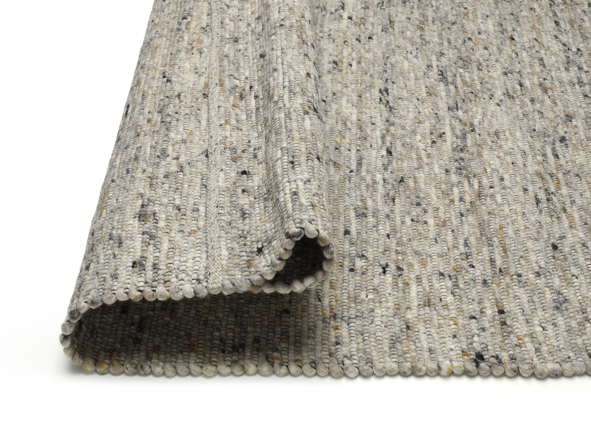 Atrium Handweb Wollteppich beige-mix