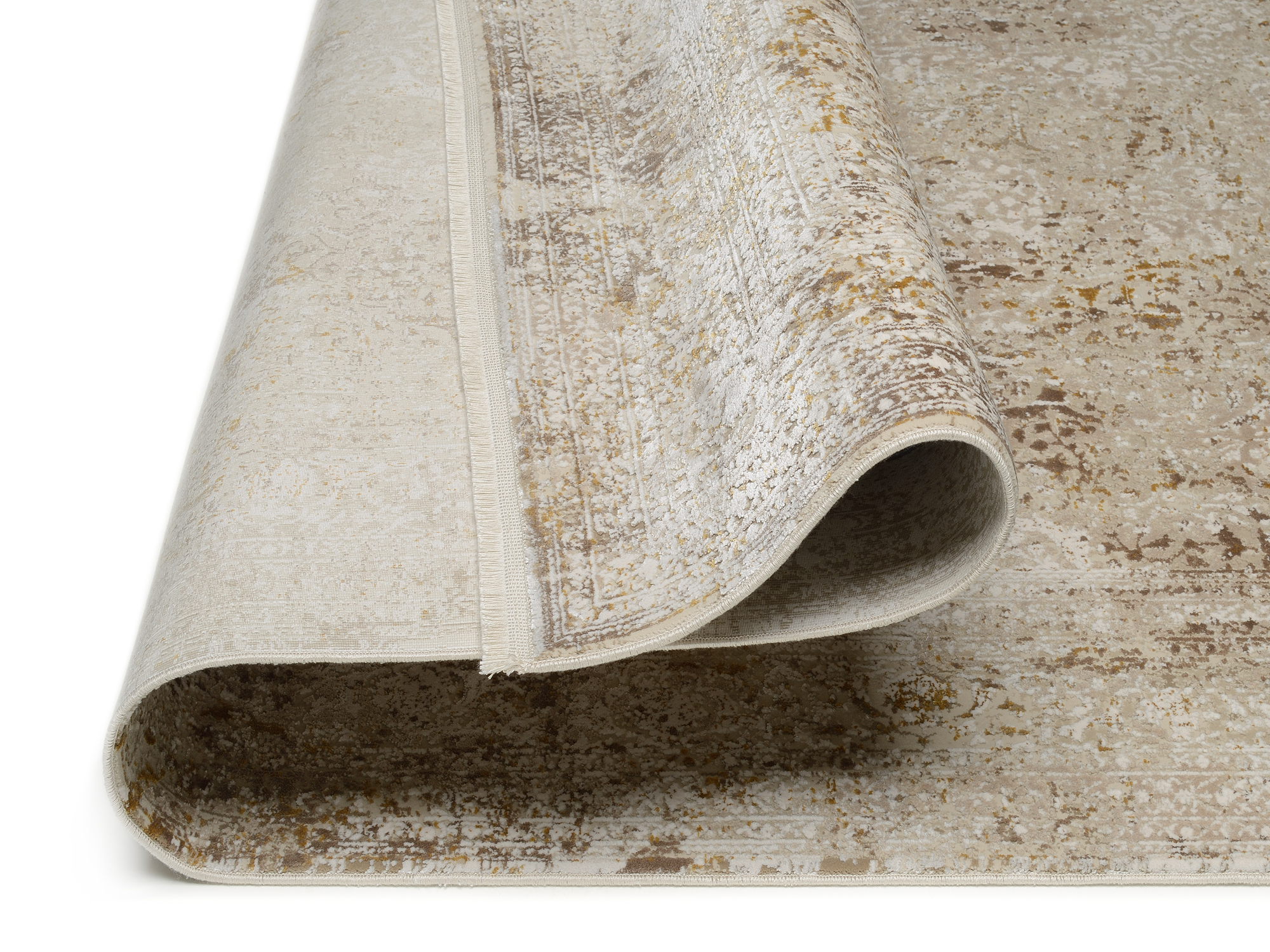 Bestseller Cava Designer Teppich beige-gold