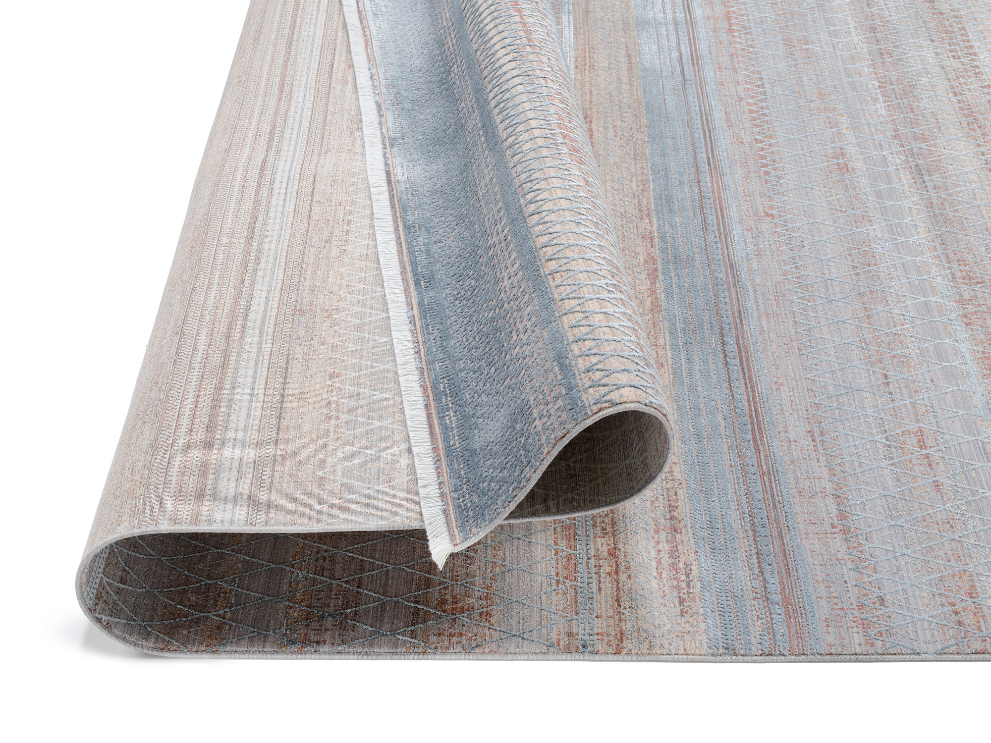 Farben Master Designer Teppich blau-creme
