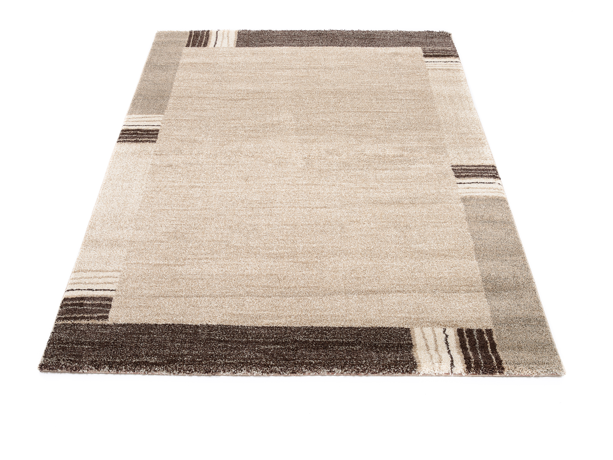 Castle Flora Frisé Teppich beige-braun