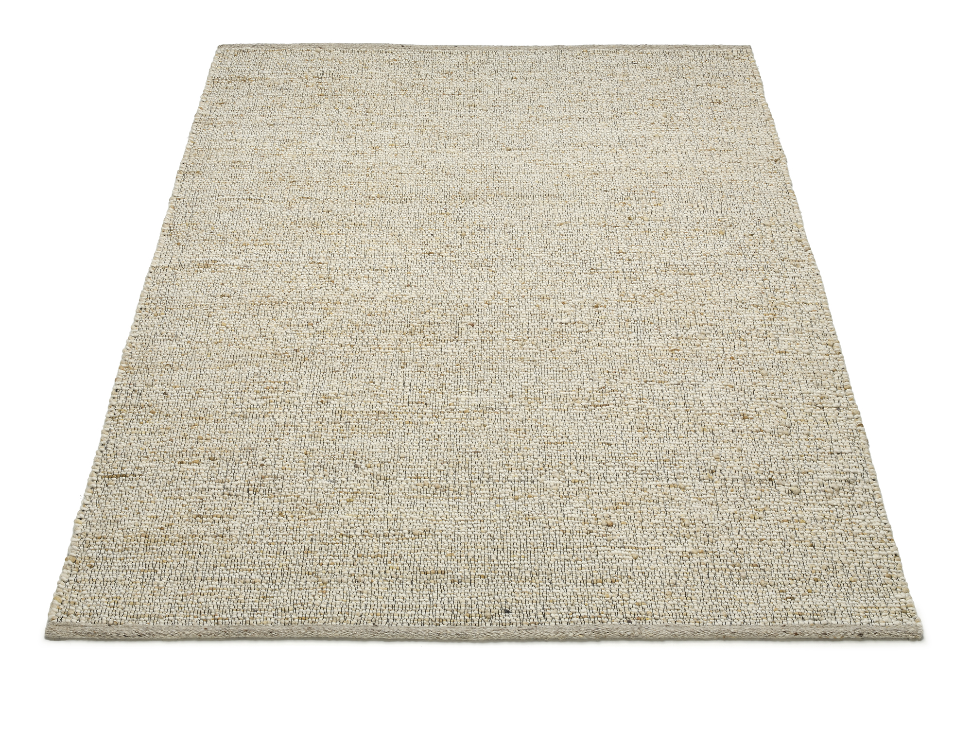 Country Handweb Teppich beige