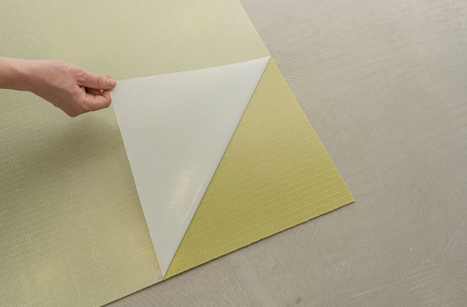 selbstklebende Unterlage für Klebevinyl