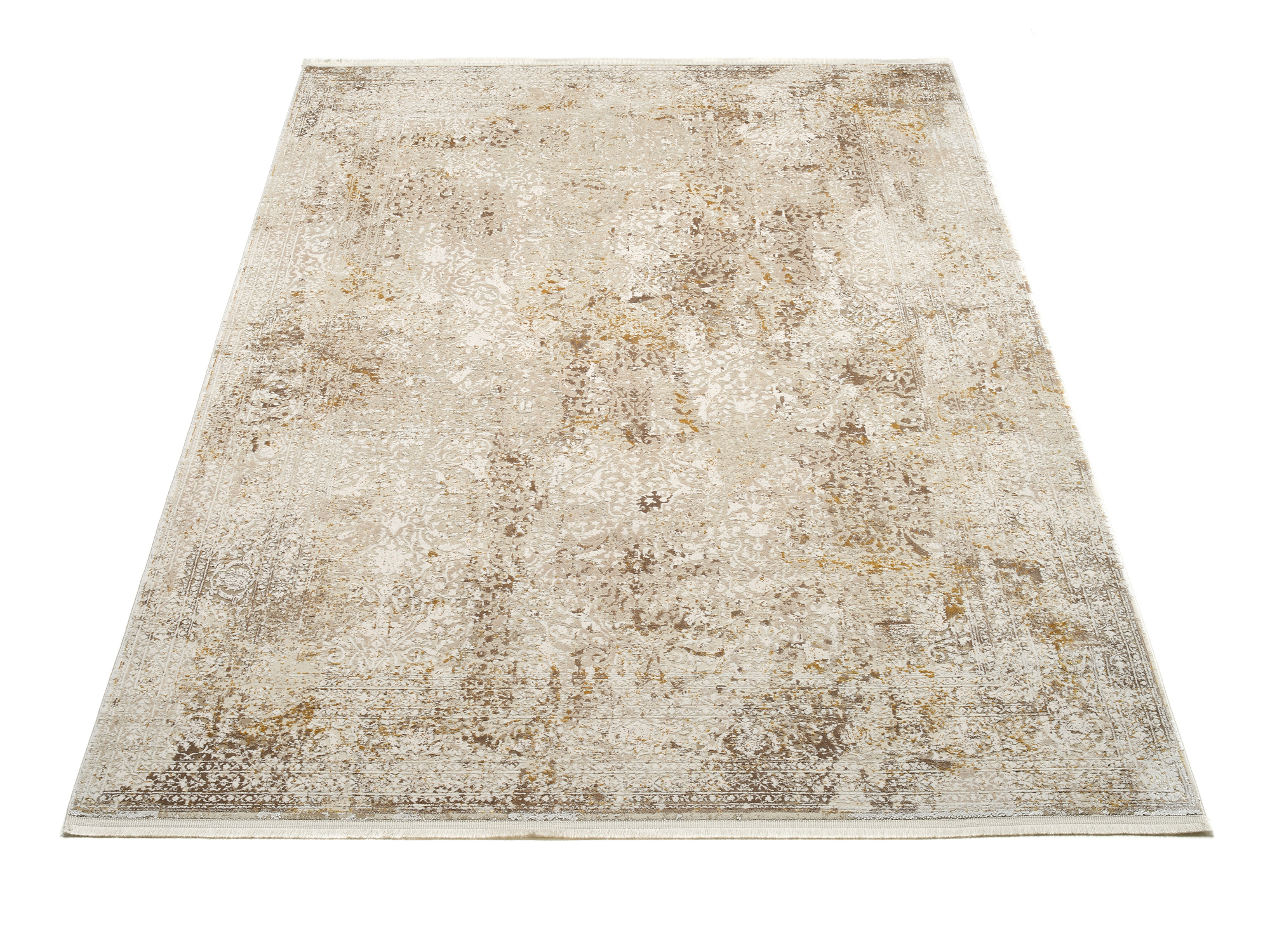Bestseller Cava Designer Teppich beige-gold