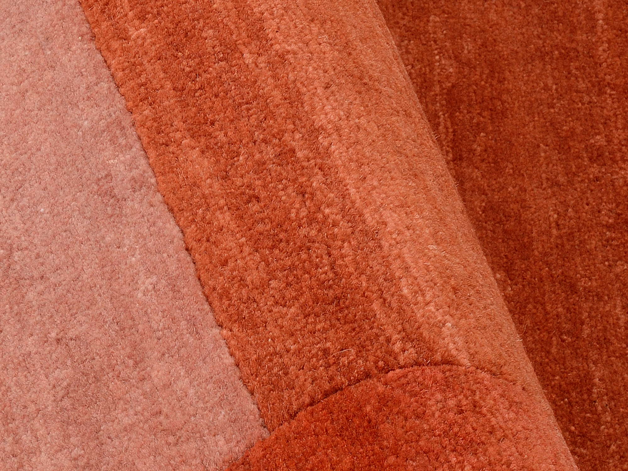 Sensation Silk Lakir Wollteppich kastanie